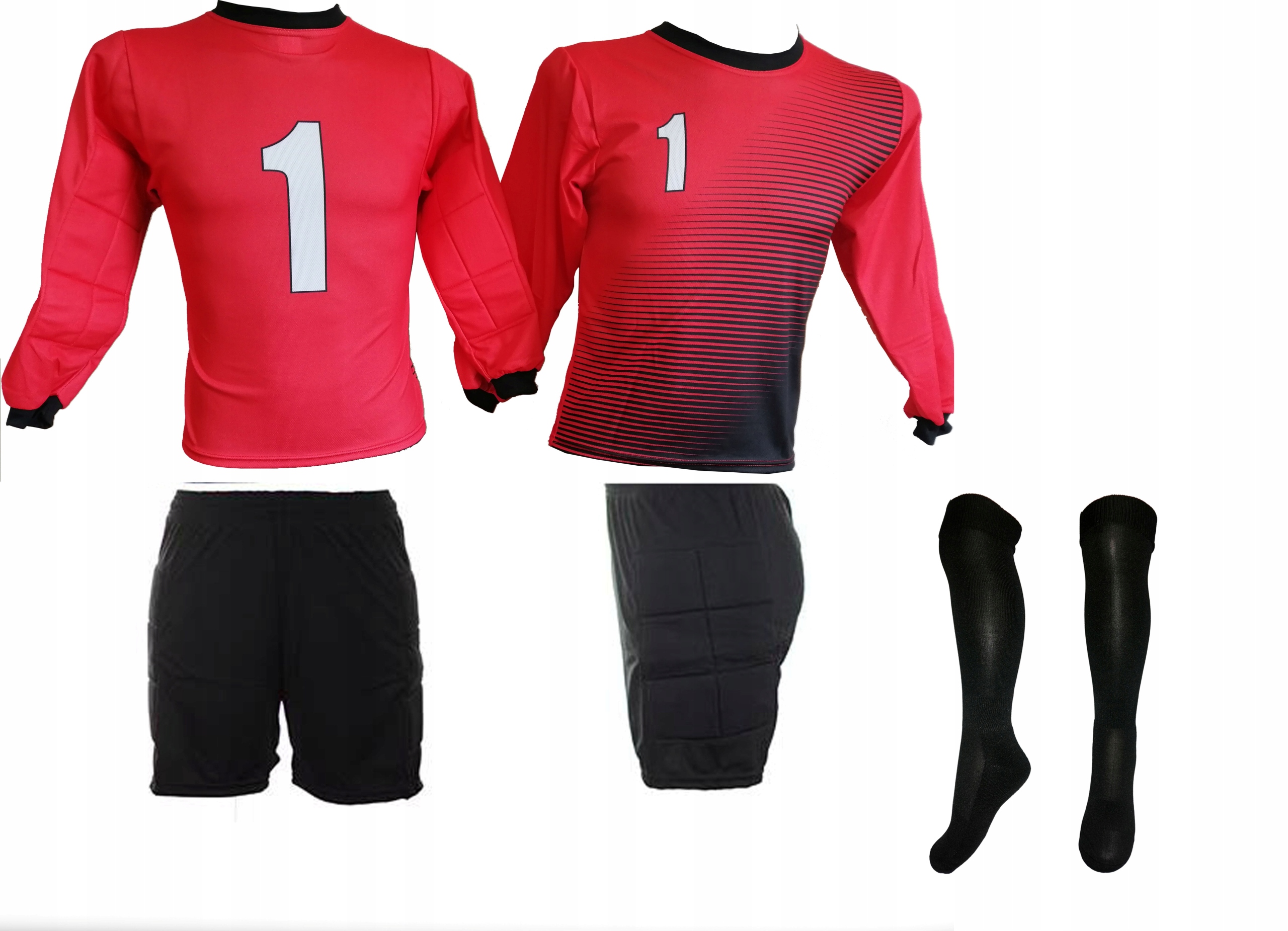 Brankářský fotbalový teplákovka pro děti chlapce tričko, kraťasy štulpny 152