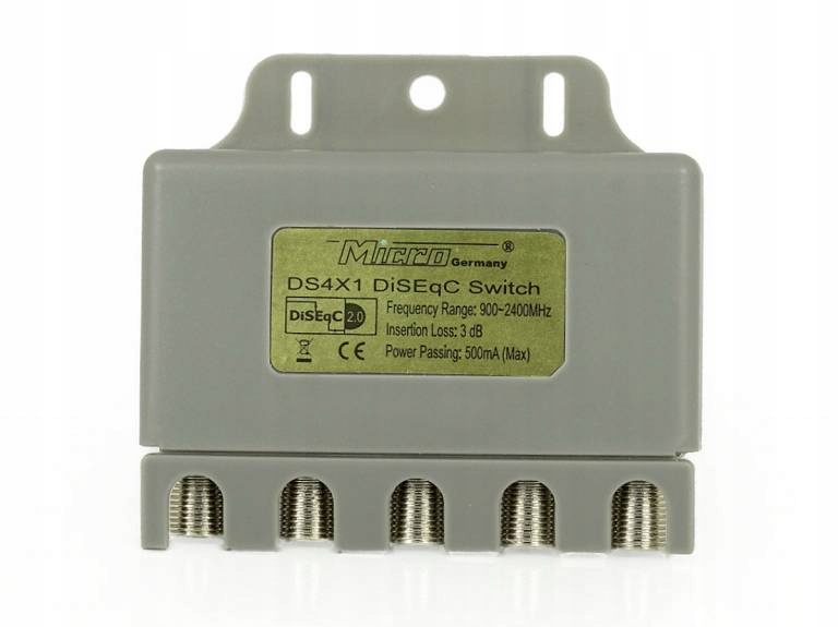 PRZEŁĄCZNIK DiSEqC SAT 4/1 Micro Germany WSG, zewnętrzny