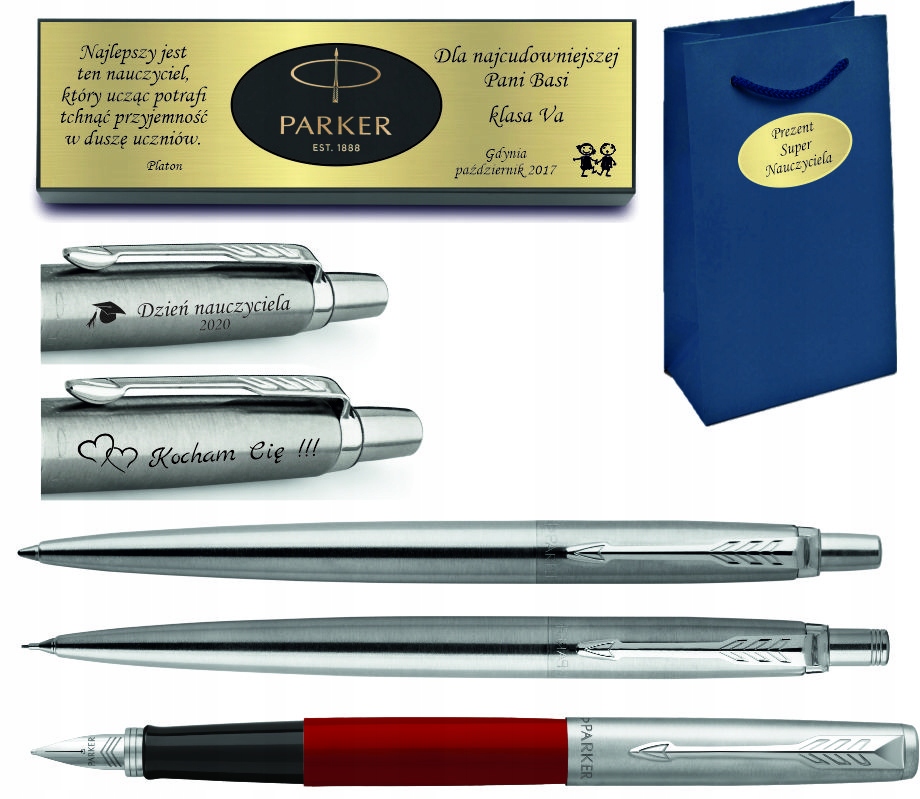 

Parker Jotter pióro długopis ołówek Zestaw Grawer