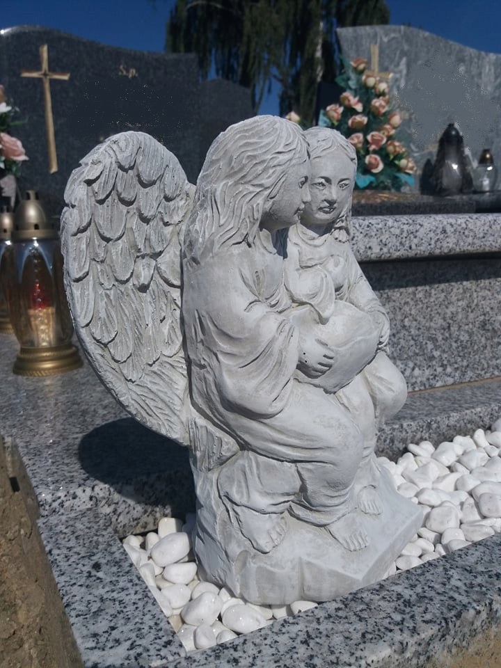 Ozdoba na Cmentarz Anioły na Grób Figura Betonowa Kod producenta 35