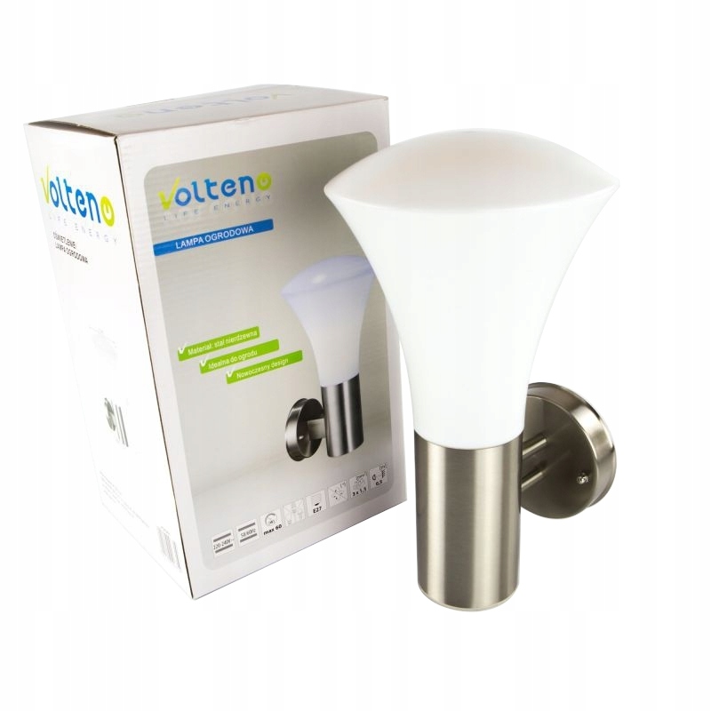 

Kinkiet ogrodowy Bella Volteno E27 60W