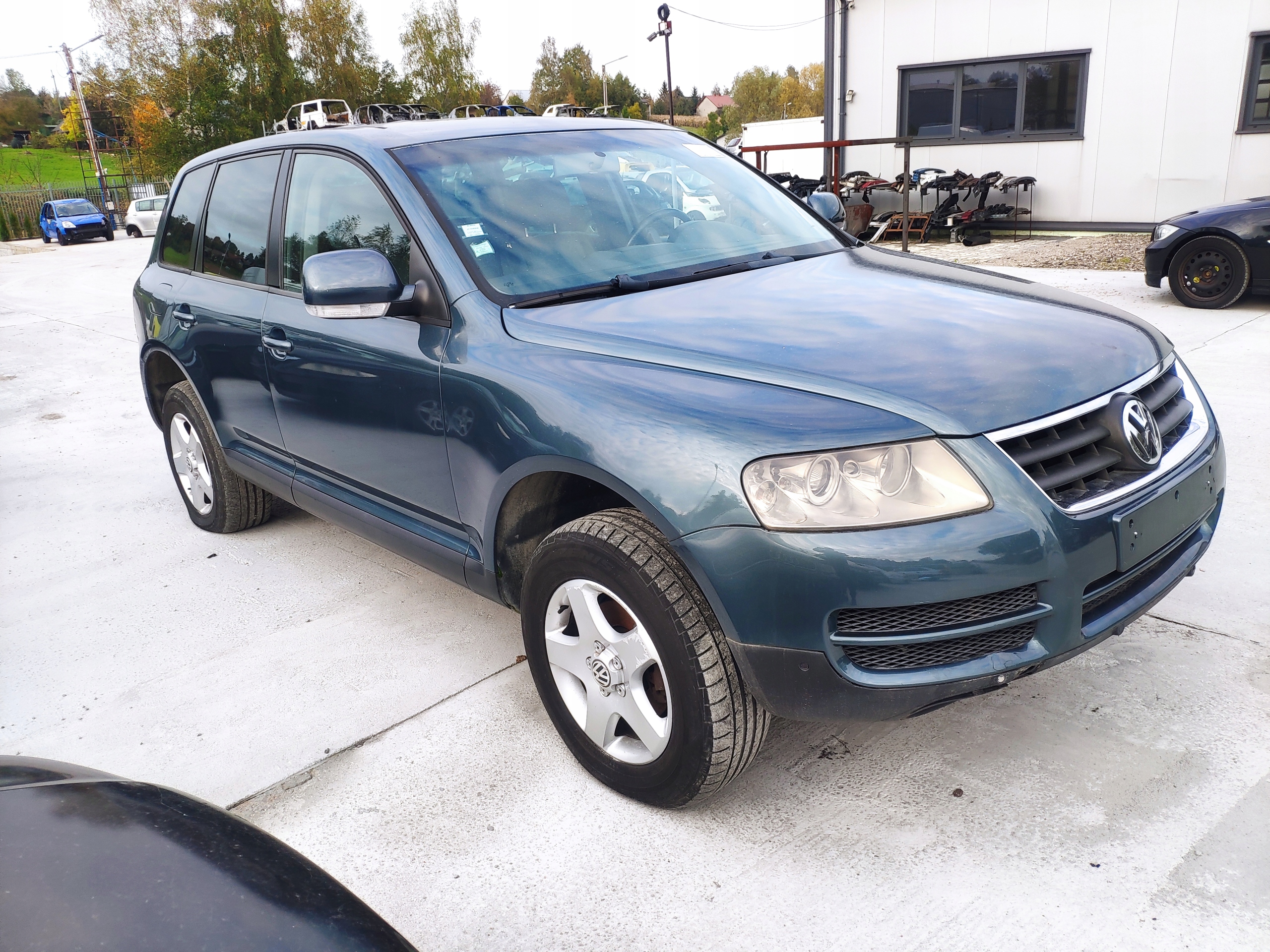 VW TOUAREG 7LA blinds boot rear part rear grey