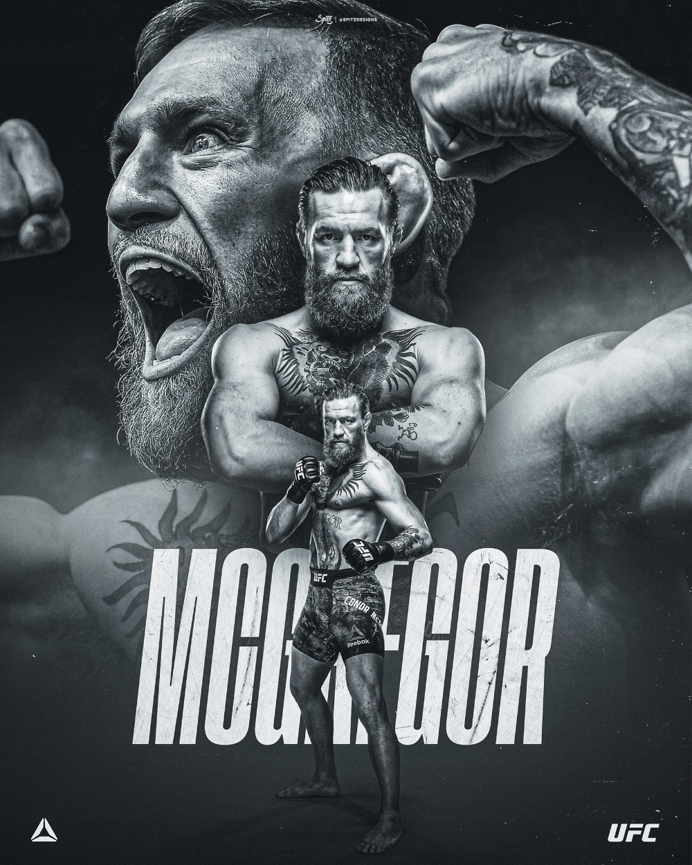 Microbe Sygeplejeskole overtale Plakat Conor McGregor The Notorious UFC MMA 60x40 12281622406 - Allegro.pl