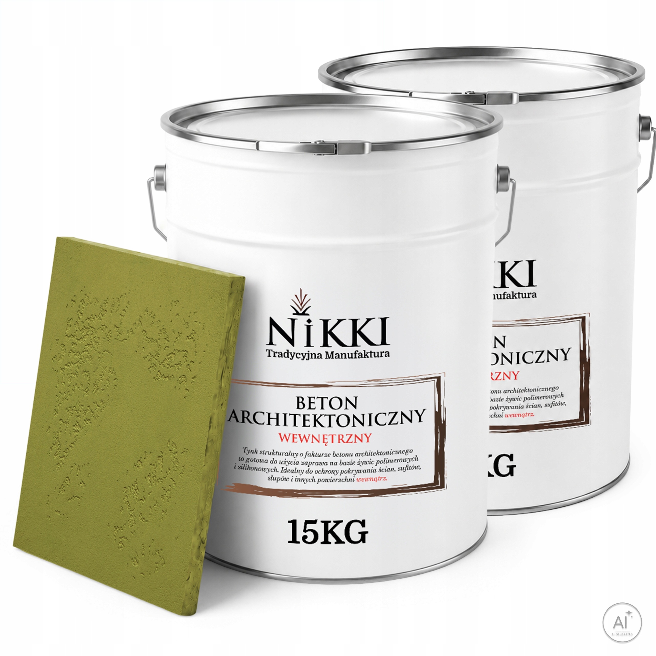 Dekorativní omítka s Betonu strukturou, vnitřní, 2 x 15 kg, hrachová, H2437