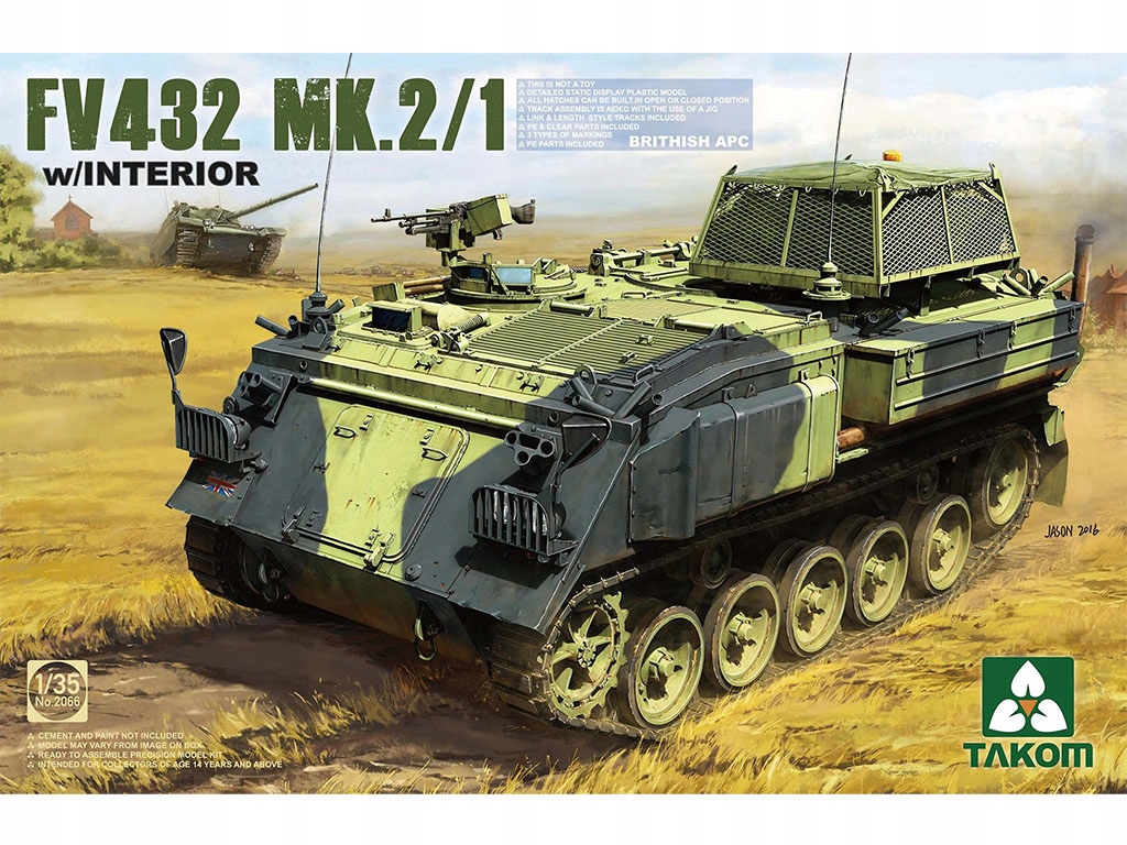 Obrněný transportér FV432 Mk.2/1 model 2066 Takom