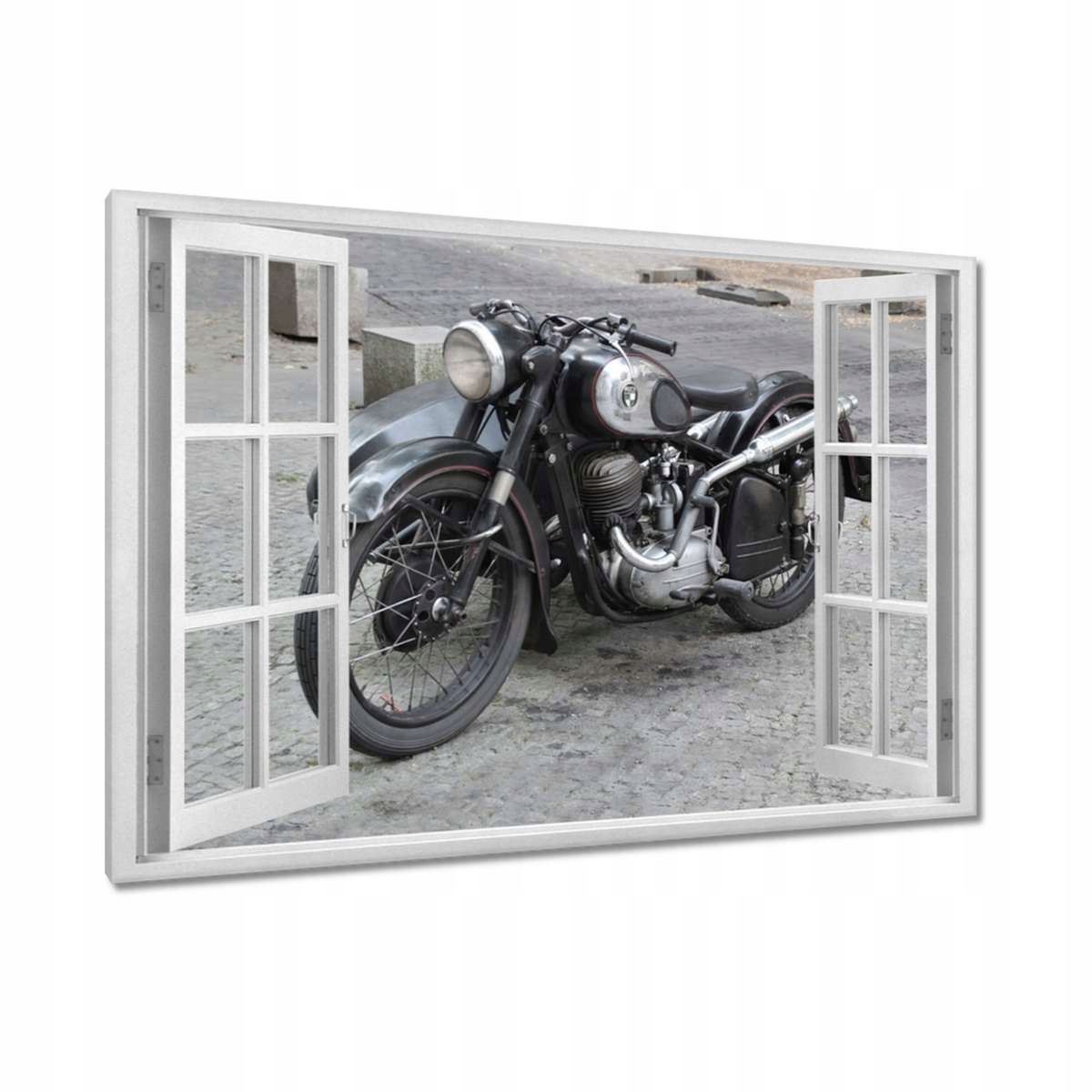 Obrazy 120x80 Klasický motocyklový motor