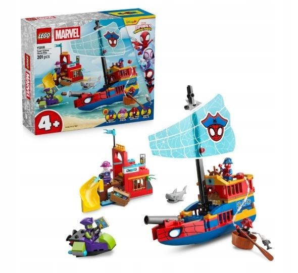 Lego(r) Spidey 11208 Loď týmu Spidey