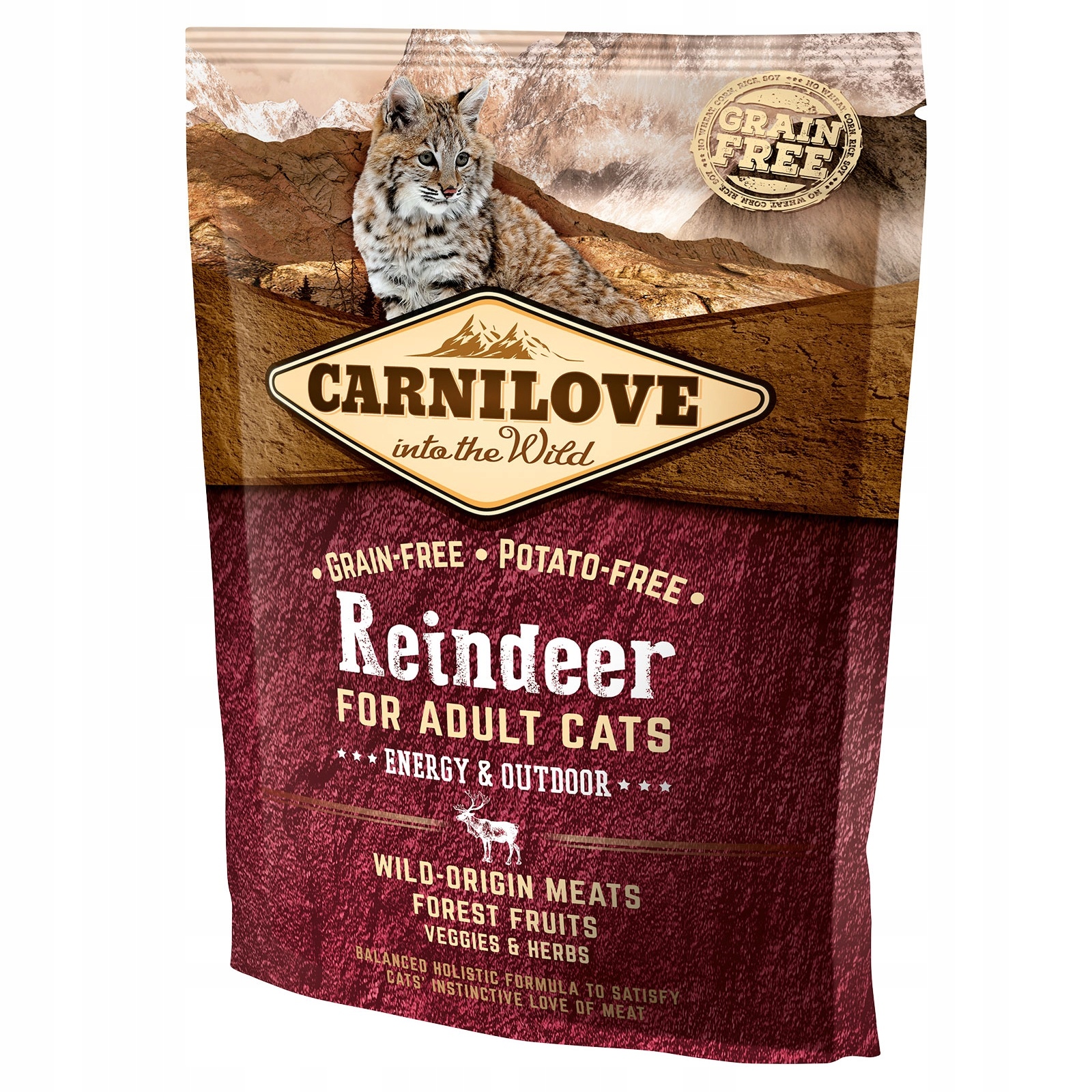 Levně Carnilove Cat Energy 2 kg Energie a vytrvalost pro aktivní kočky P