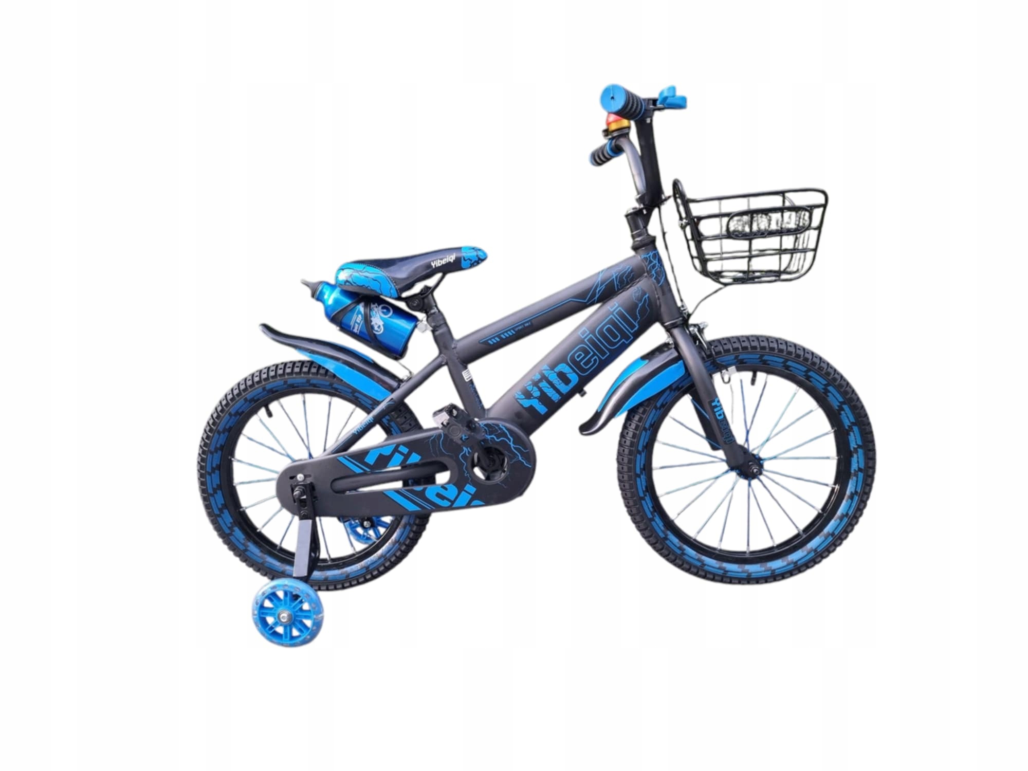 Rower Dziecięcy Rowerek 16 Cali Dla Dziecka Chłopca Koszyk Niebieski