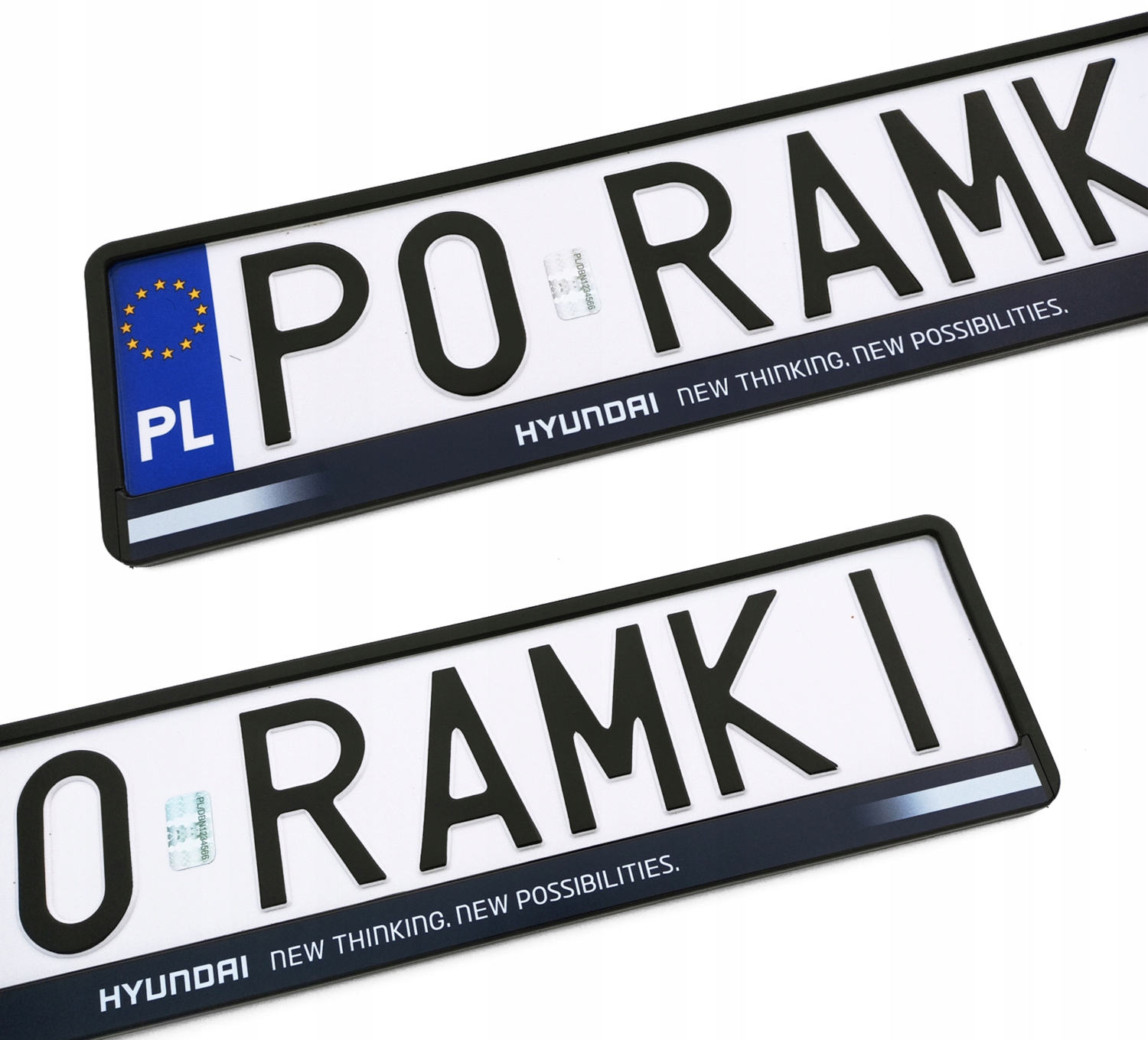 Hyundai i20 i30 Tuscon Kona Elantra Sonata ramki pod tablice rejestracyjne