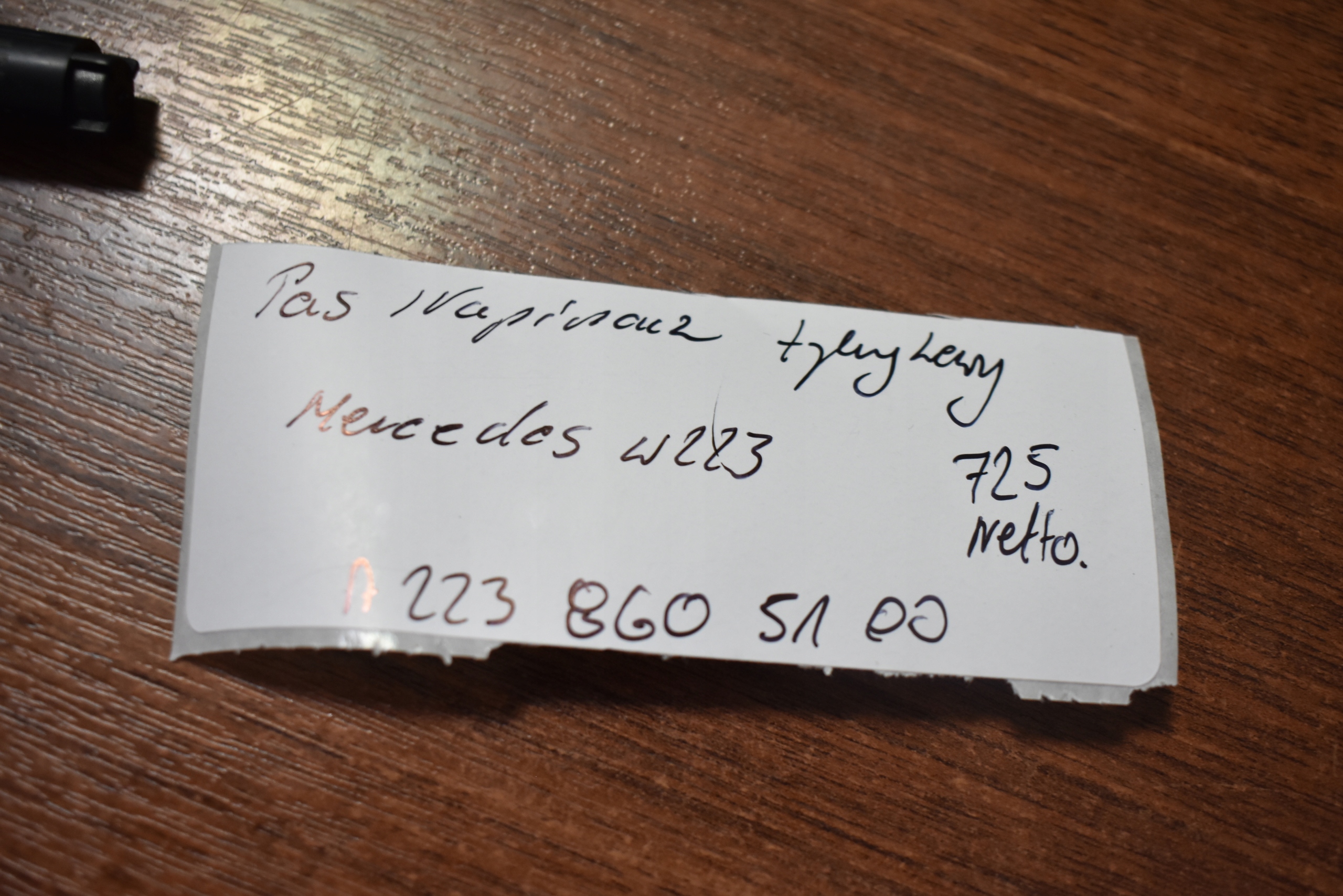 IDEALNY GURTEN SPANNER HINTEN LINKS MERCEDES W223 1