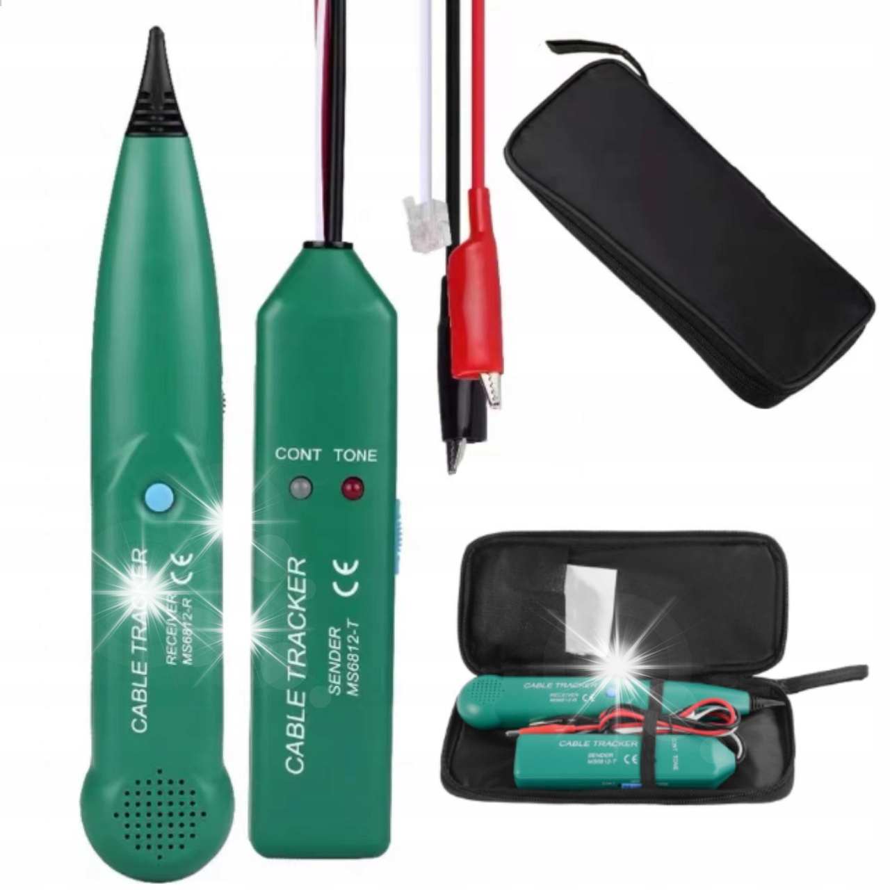 SZUKACZ PAR PRZEWODÓW KABLI SONDA TESTER MASTECH MS6812 R