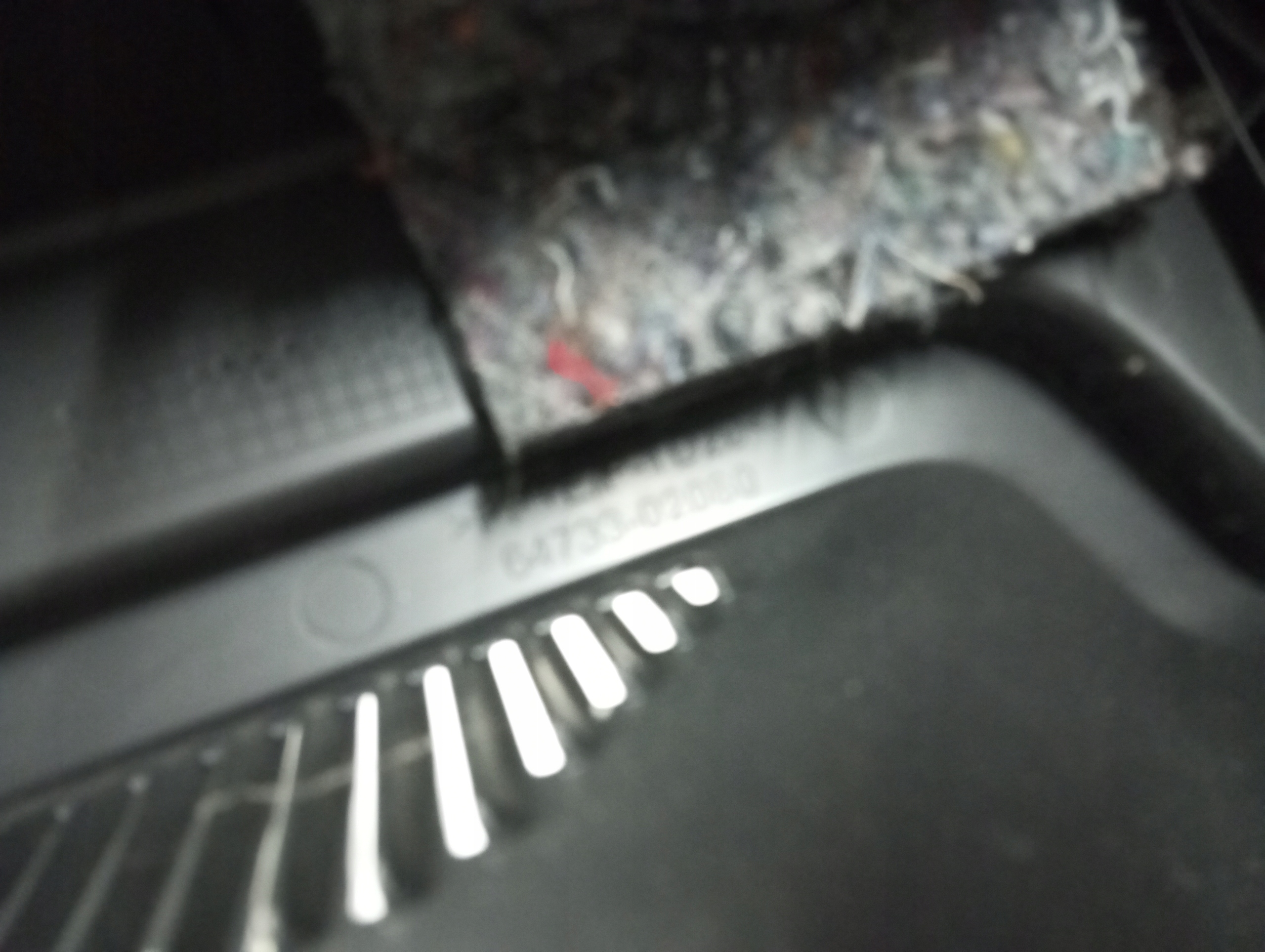boot upholstery TOYOTA AURIS 64733-02080