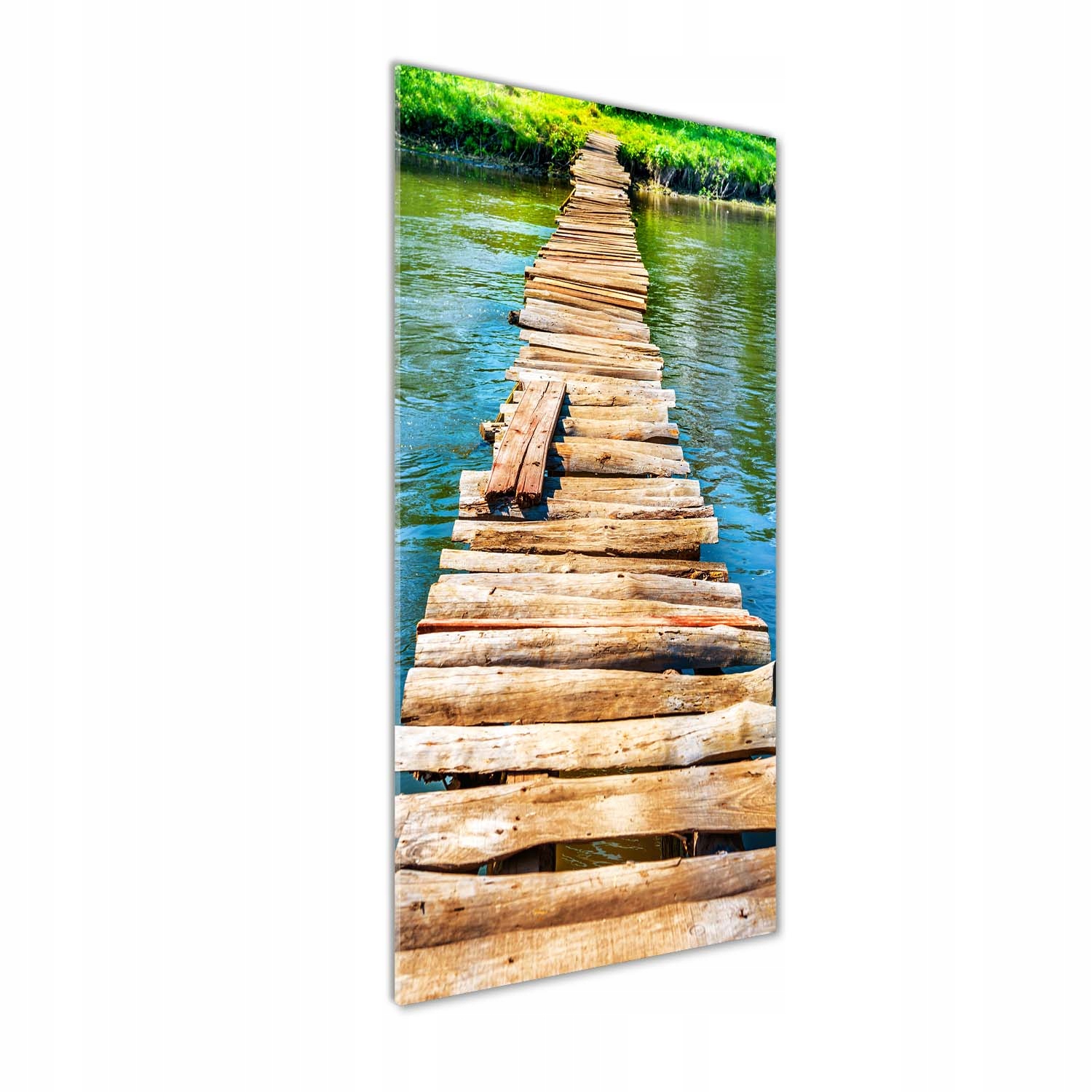 

Foto obraz akryl do salonu Drewniany most 50x125cm