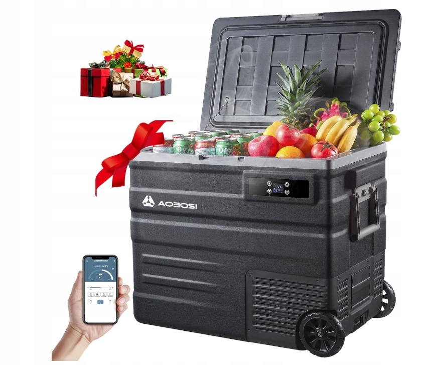 Aaobosi U65 Lodówka Kompresorowa z zamrażarką Turystyczna 65L