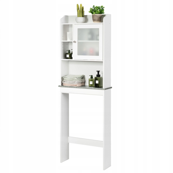 SZAFKA ŁAZIENKOWA REGAŁ PÓŁKA NAD TOALETĘ PRALKĘ Marka Costway