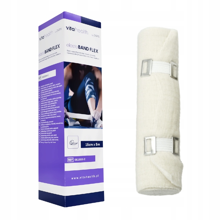

Bandaż elastyczny ElastoBand Flex, 12CMX4M