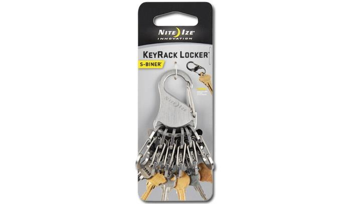 Brelok Nite Ize S-Biner KeyRack Locker - Stalowy -