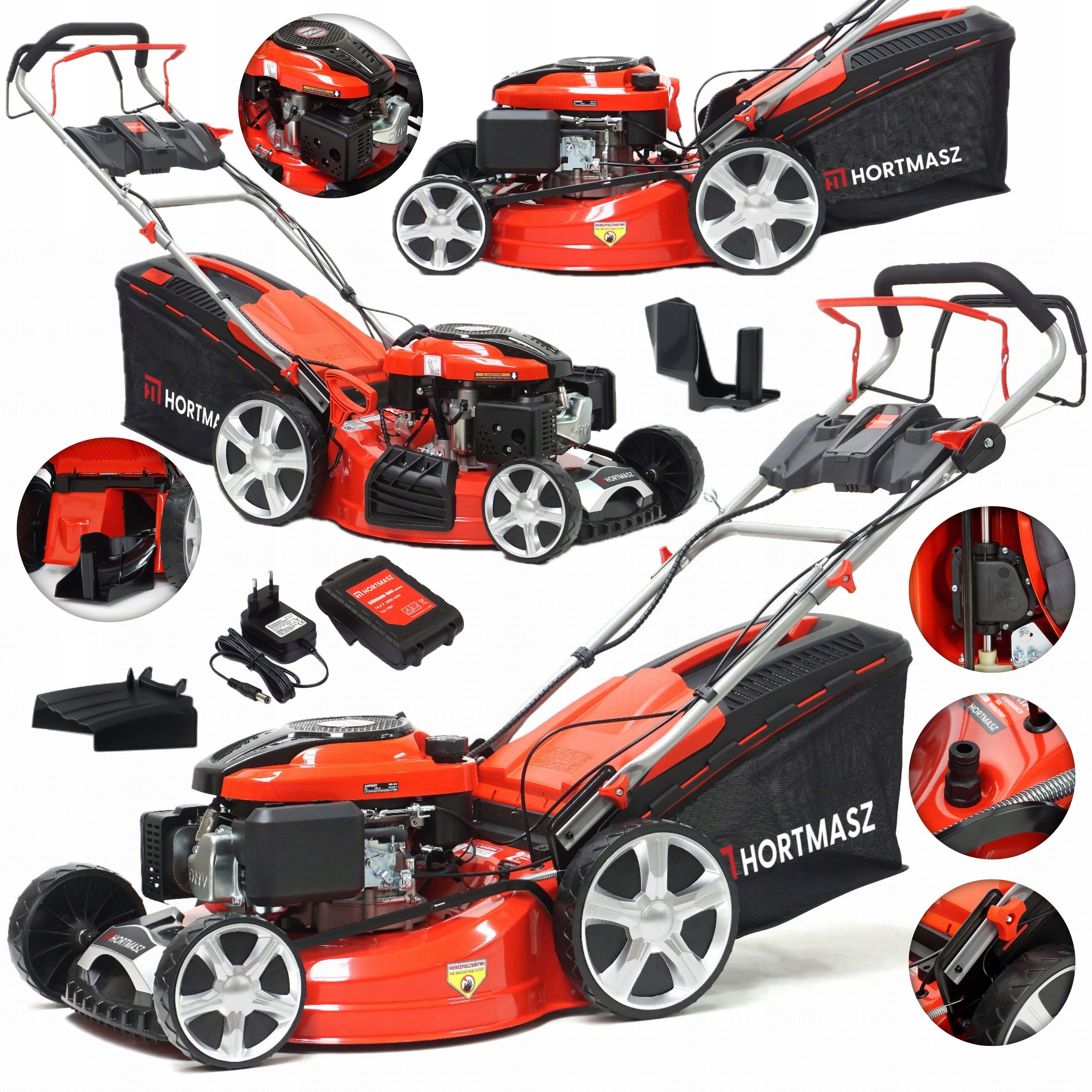 Hortmasz Hks 853 Nle Kosiarka Spalinowa Z Napędem 53CM Mocna Rozruch Elektr