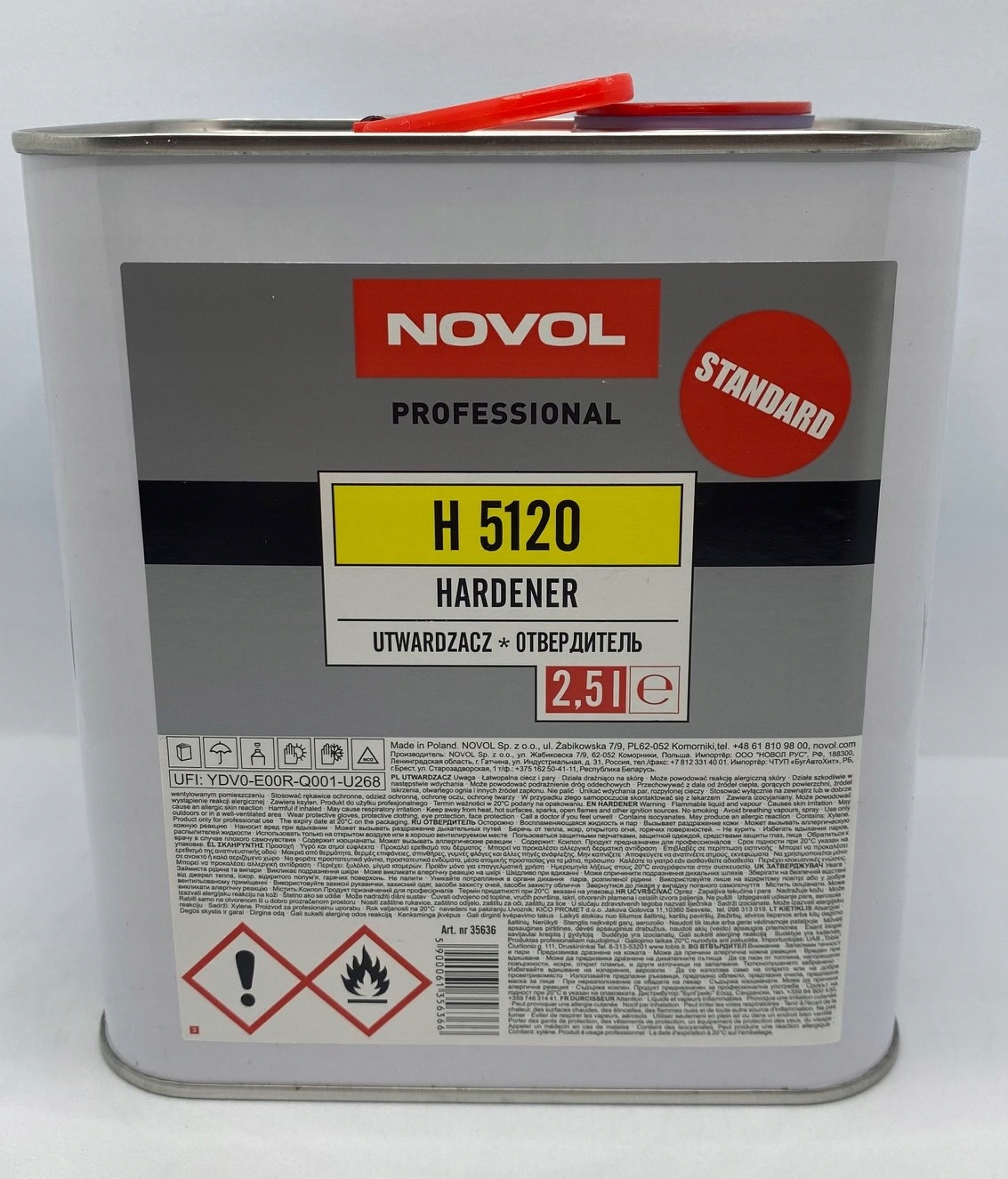 

Novol Utwardzacz H5120 2,5L Standard