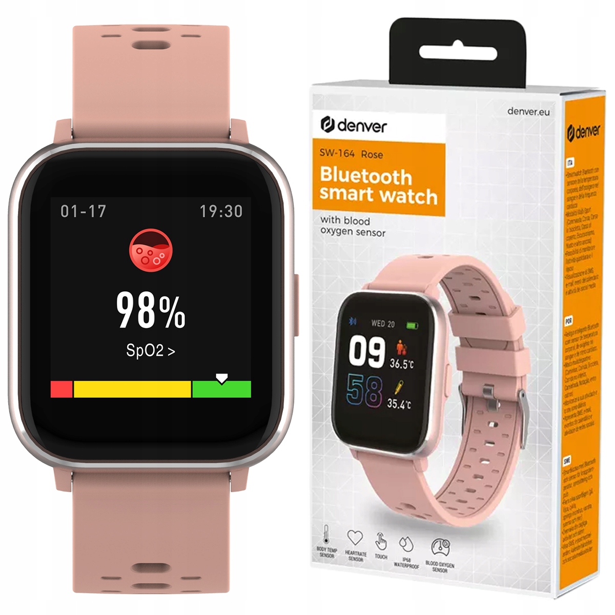 Dámske Športové Inteligentné Hodinky Smart 1,4" Denver na behanie