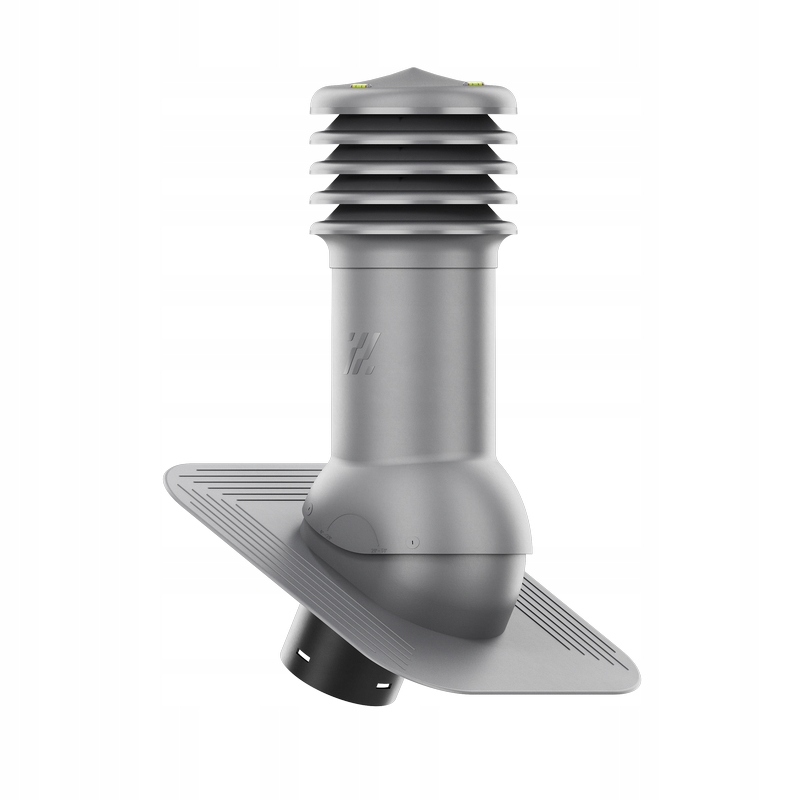 Neizolovaný Větrací komín HiVent 150 mm pro asfaltový šindel papír Grafit