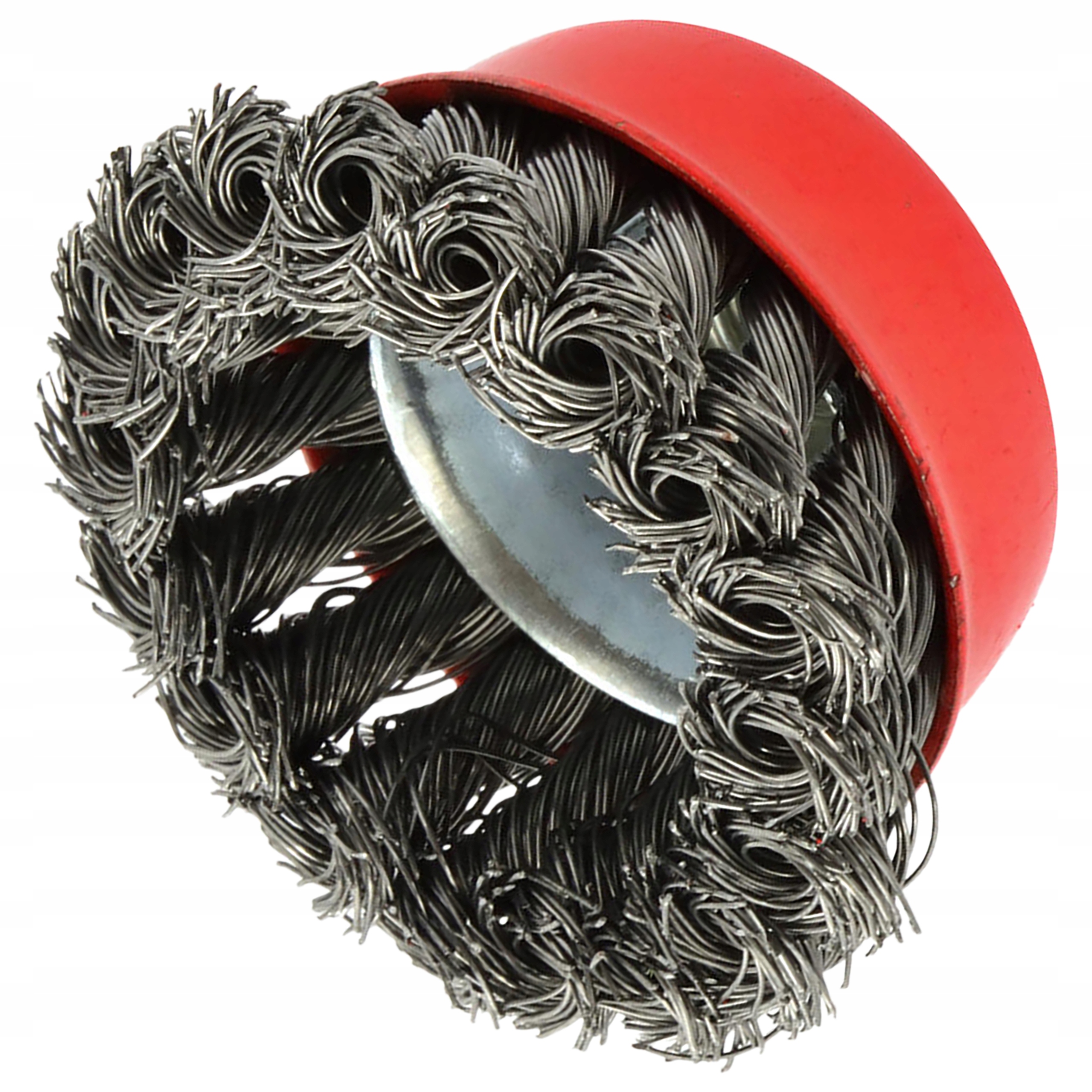 SZCZOTKA DRUCIANA DOCZOŁOWA PLECIONA 75mm M14 DO SZLIFIERKI KĄTÓWKI