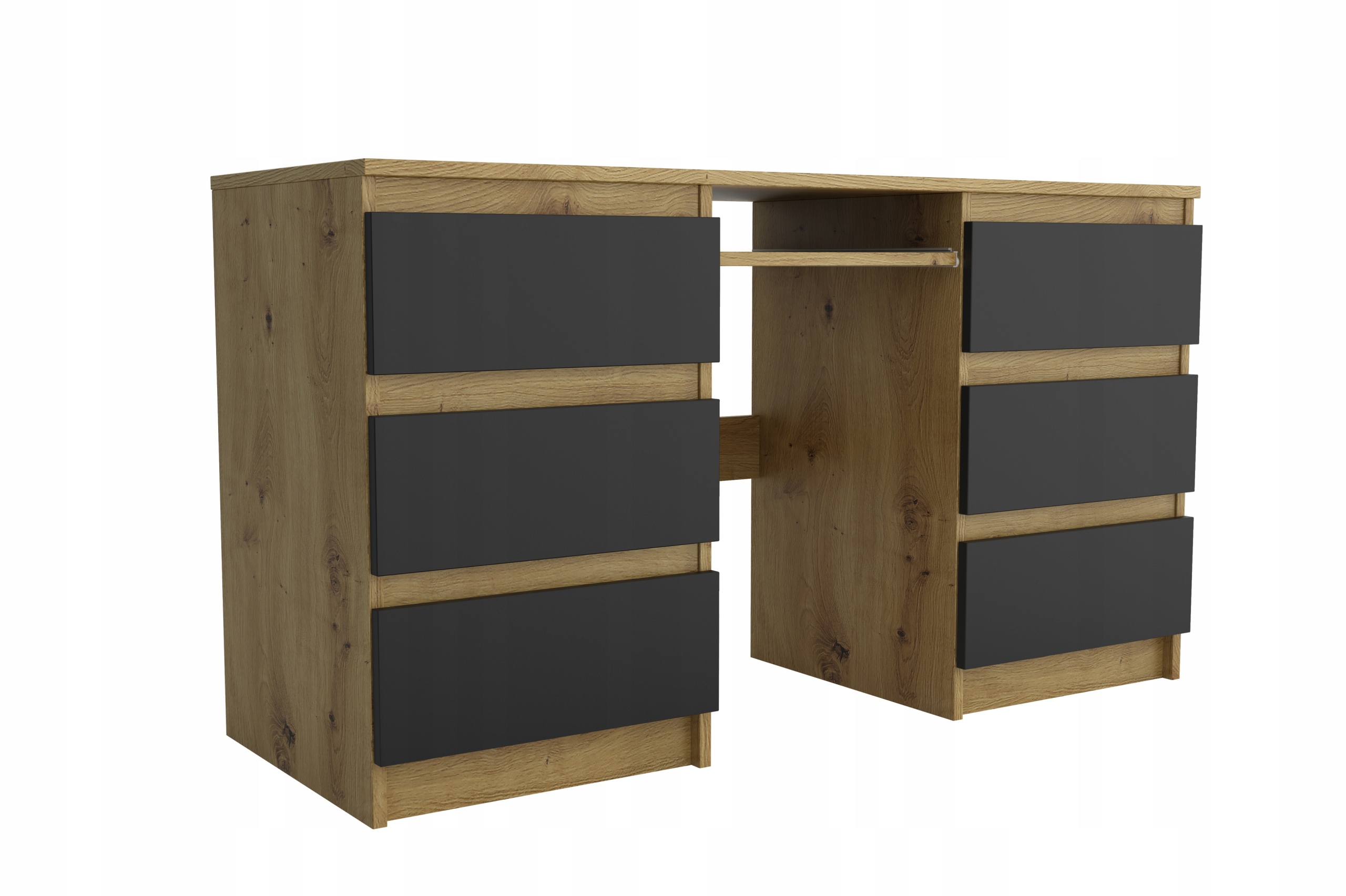 Psací stůl Angulo 130x50 cm do pokoje kanceláře pod Počítač Dub artisan