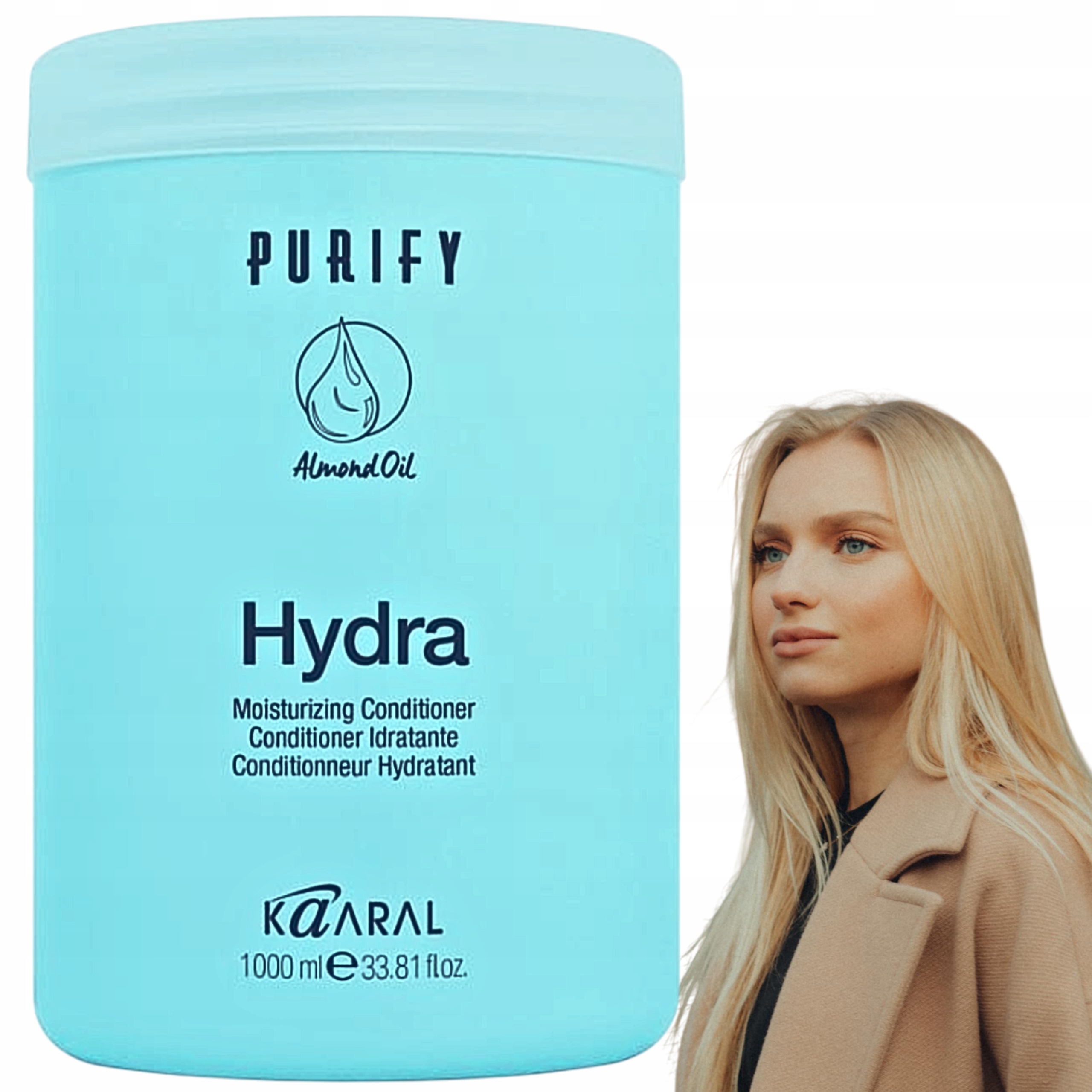 Hydratační Kondicionér Kaaral Purify Hydra Mandlový Olej 1000 ML