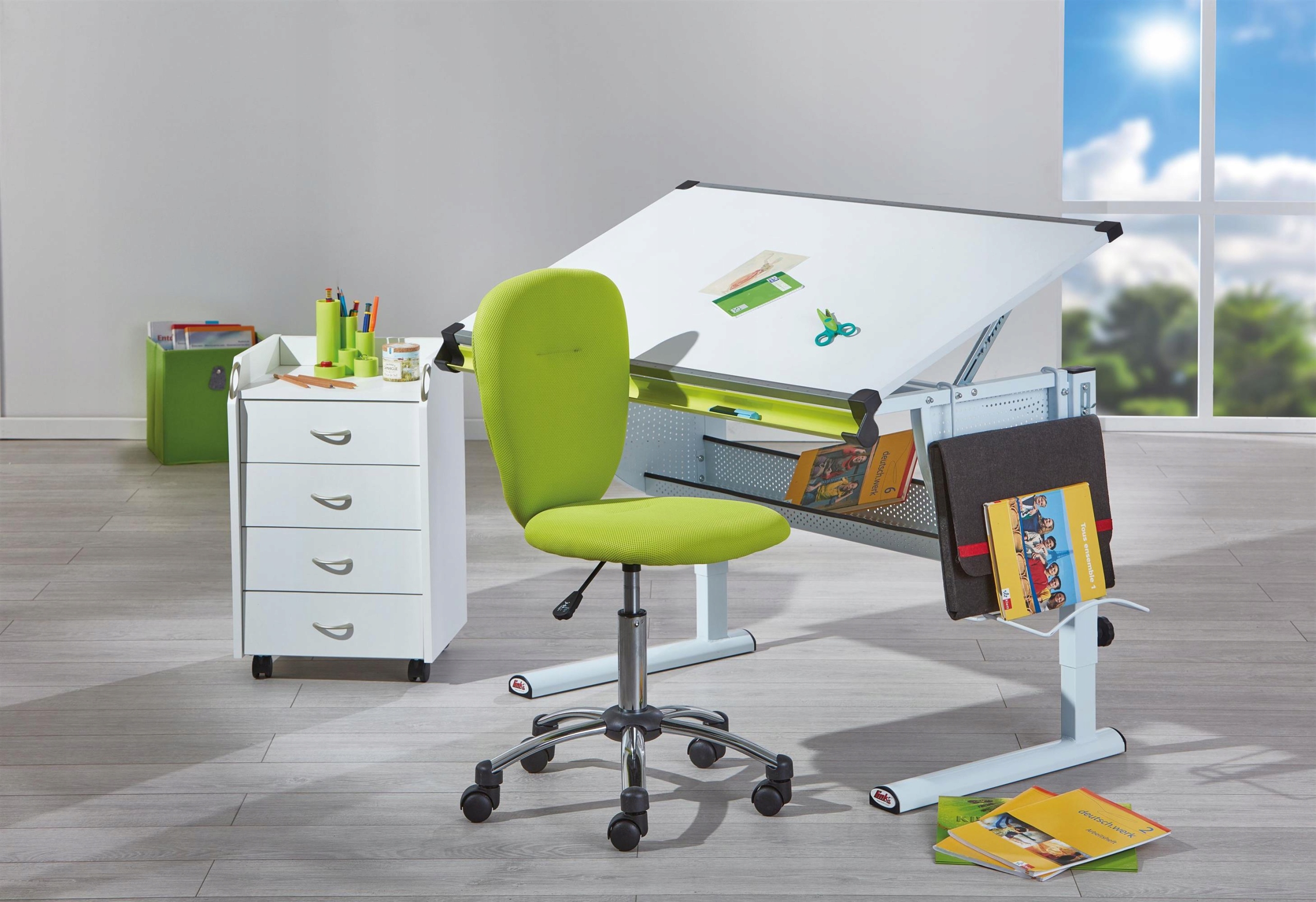 Biurko MATTS białe Materiał MDF