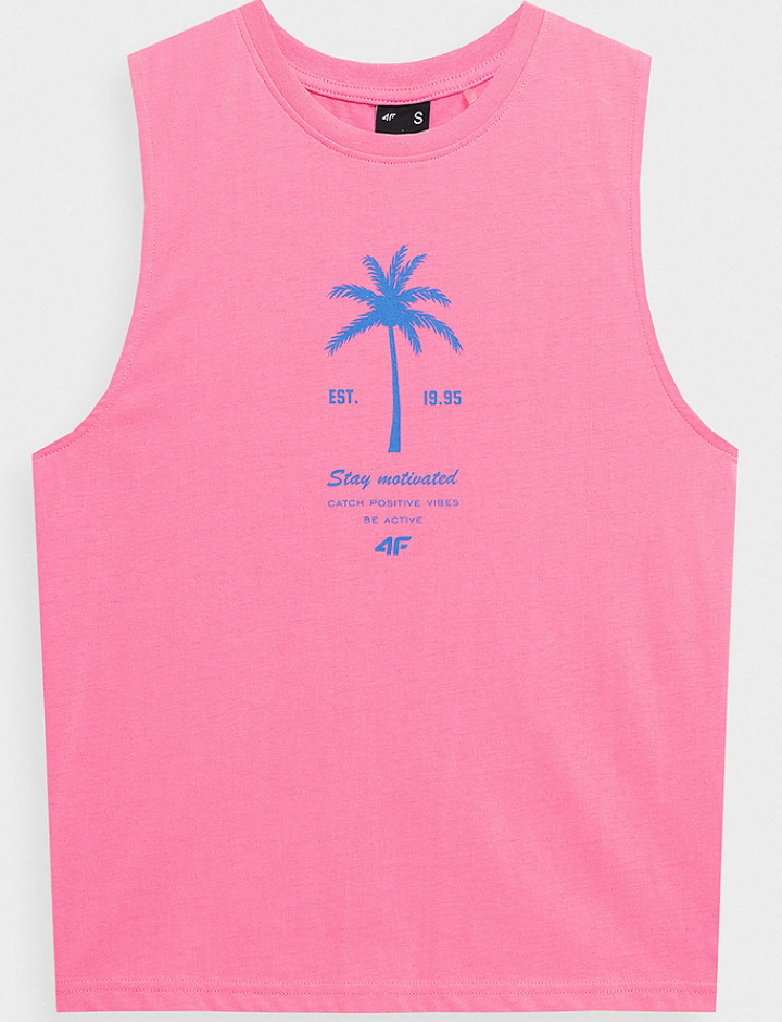 4F KOSZULKA DAMSKA BEZ RĘKAWÓW TSHIRT DO BIEGANIA Stan opakowania oryginalne