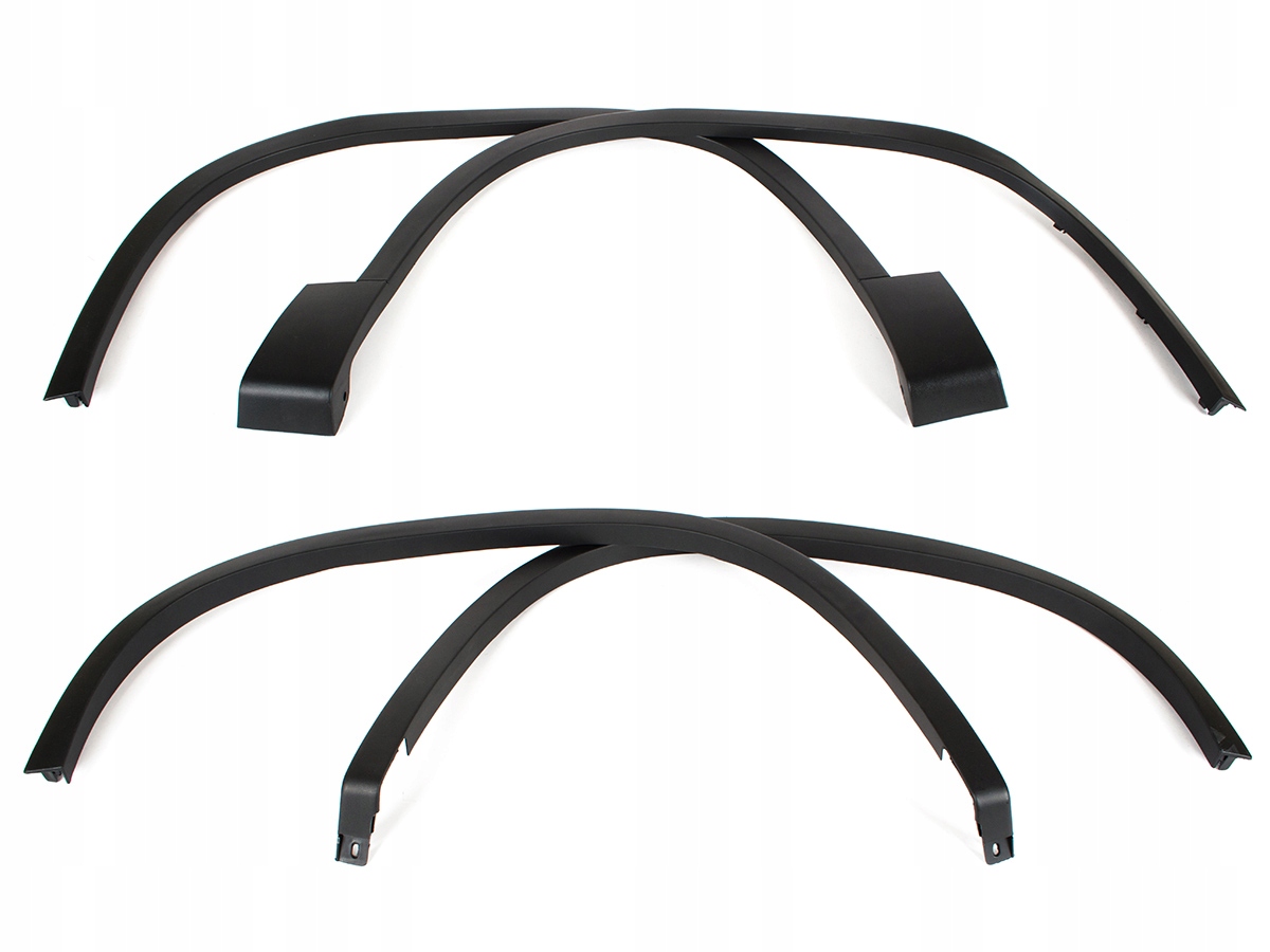 Lišta Lem Blatníka Přední Zadní Levá Pravá Sada 4ks pro Vw Tiguan 08-