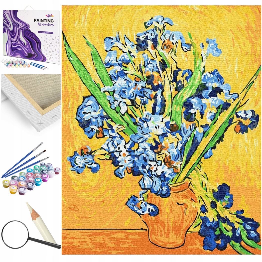 Vincent van Gogh, Irysy Malowanie po numerach - porównaj ceny - Allegro.pl