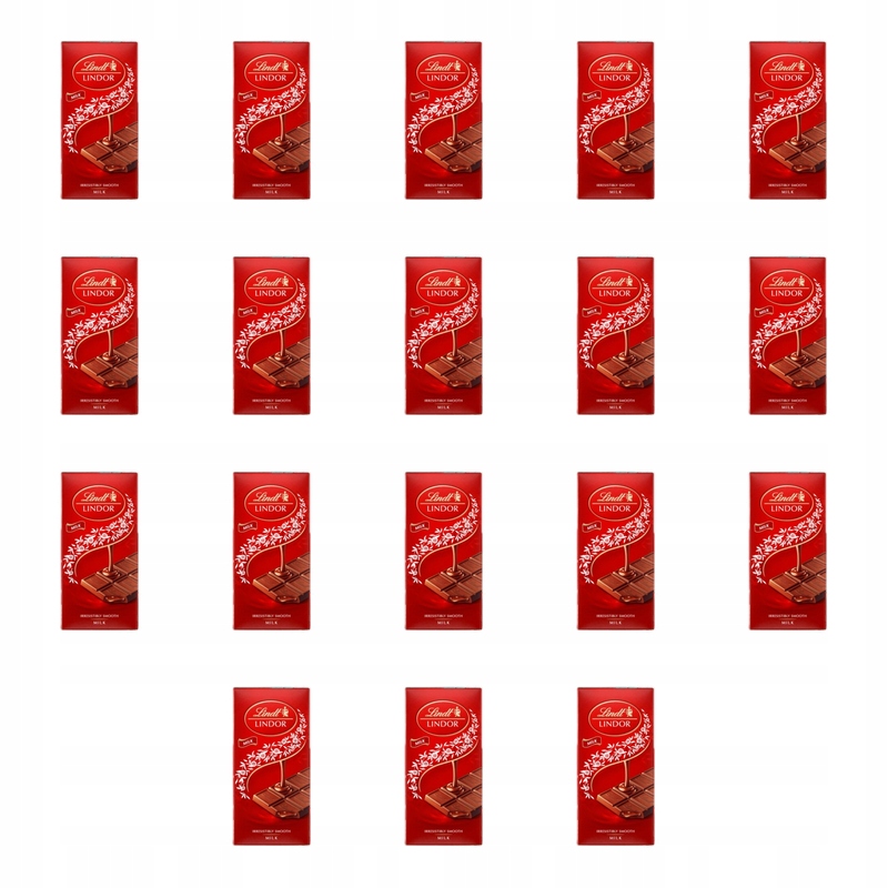 Lindor Milk Tablet 100g X18