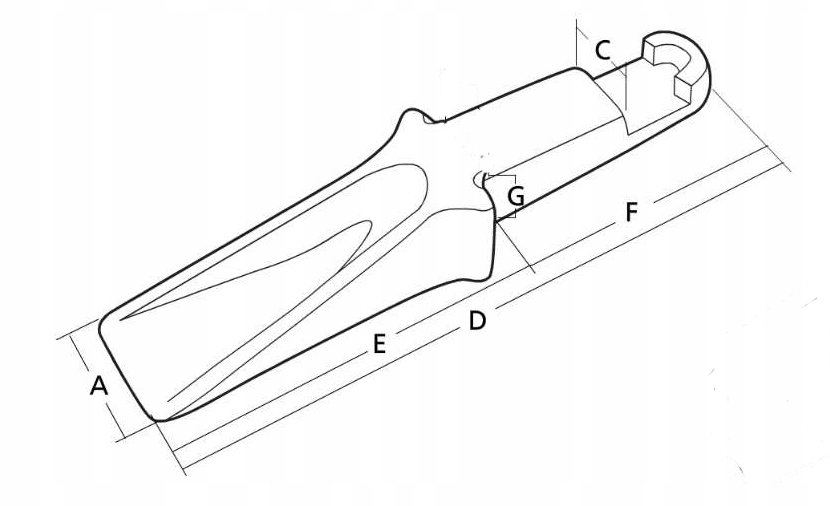 Ząb chwytak koparka BOFORS 1 4044291 SkanCraft Numer katalogowy części BOFORS 4044291 rozmiar 1
