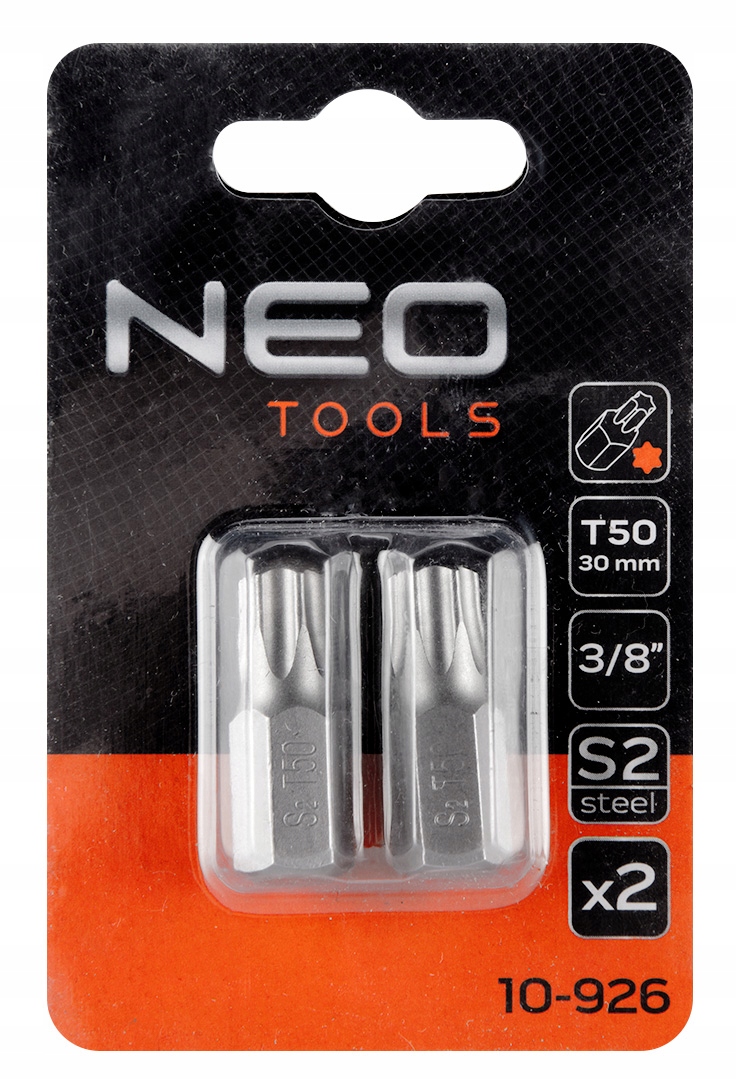 Końcówka TORX T50 x 30 mm, S2 x 2 szt. Marka Neo Tools
