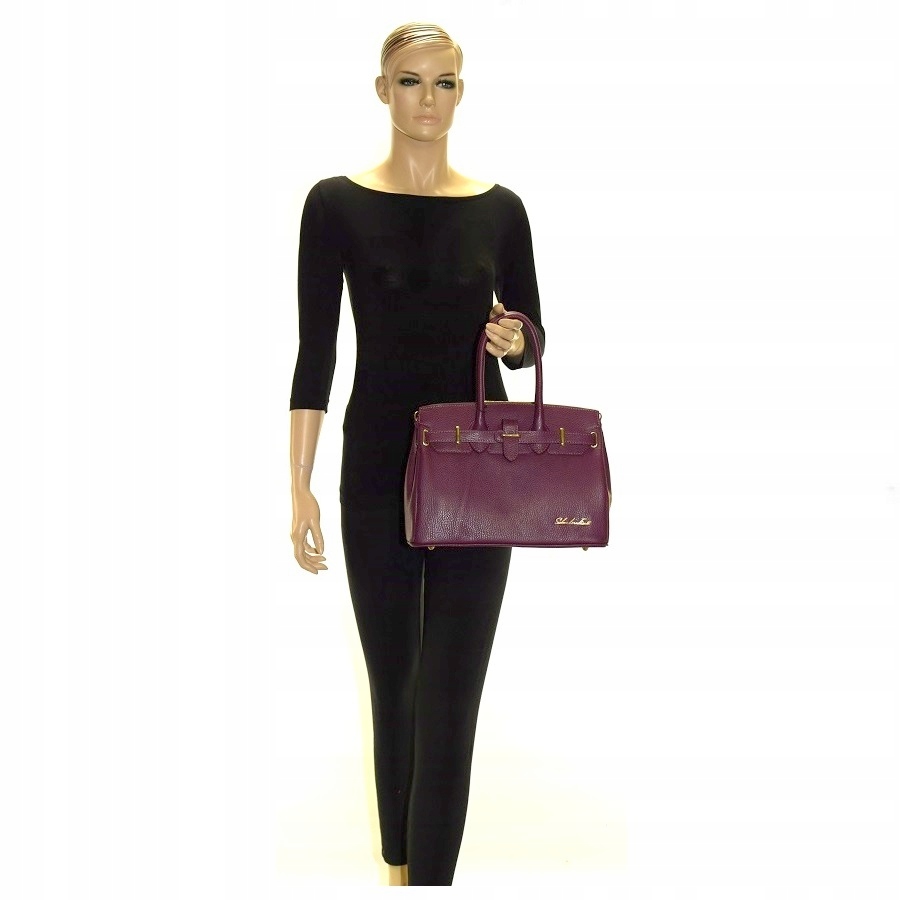 TOREBKA SKÓRA NAT. SALVADORE FERETTI FUKSJA 947C Płeć kobieta