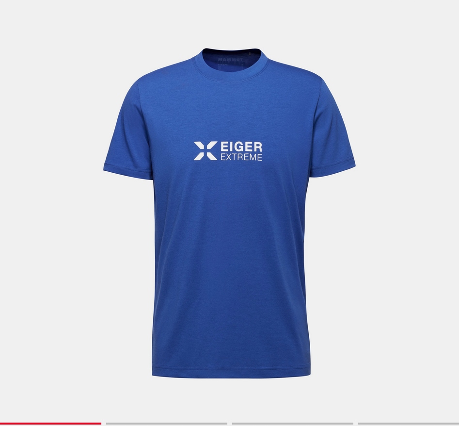 Tričko Mammut Eiger Logo T-Shirt Men eiger blue modré XL, pohodlné