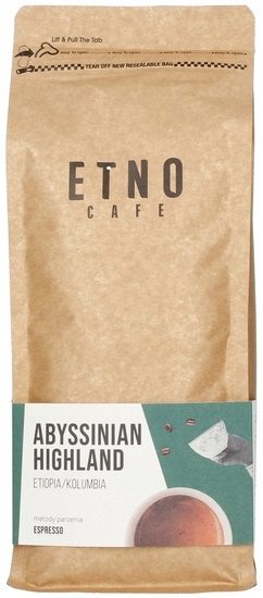 Kawa ziarnista Etno Cafe Abyssinian Highland 1kg