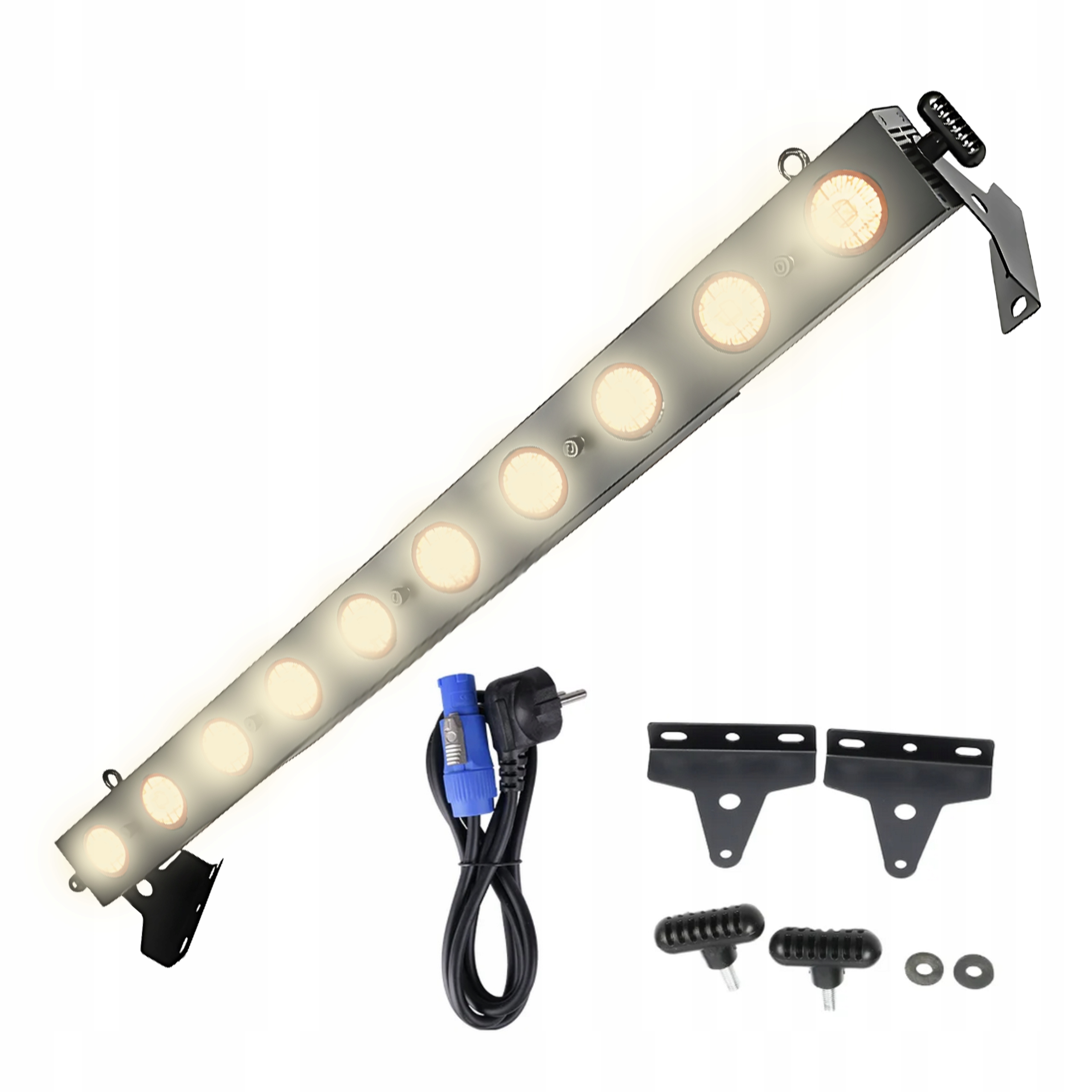 Światła Dyskotekowe Listwa Oswietleniowa Led Belka Sceniczna 10X50W DMX
