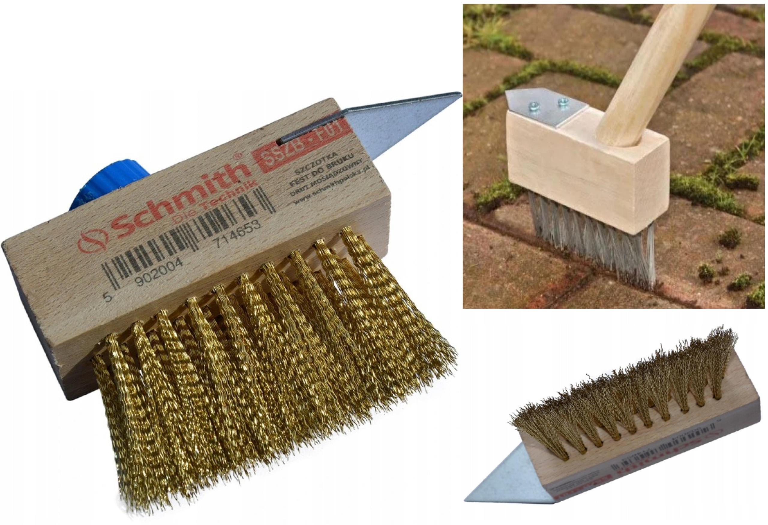 SCHMITH Szczotka do bruku ze skrobakiem SSZB-F01 Rodzaj szczotka