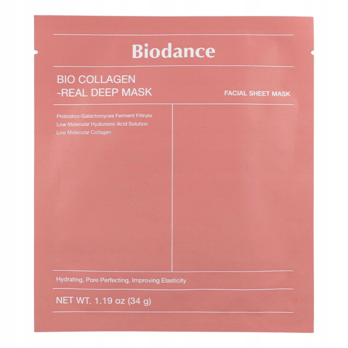 Biodance Bio-Collagen Real Deep Mask Ujędrniająca Maska Kolagenowa 34g