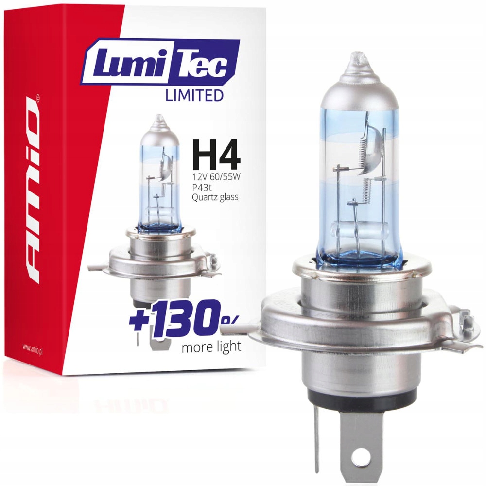Żarówka Halogenowa H4 12V 60/55W LumiTec P43t 1szt
