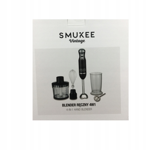Smukee Vintage Sada ručního mixéru 4v1 700 W AK-0147 Černá