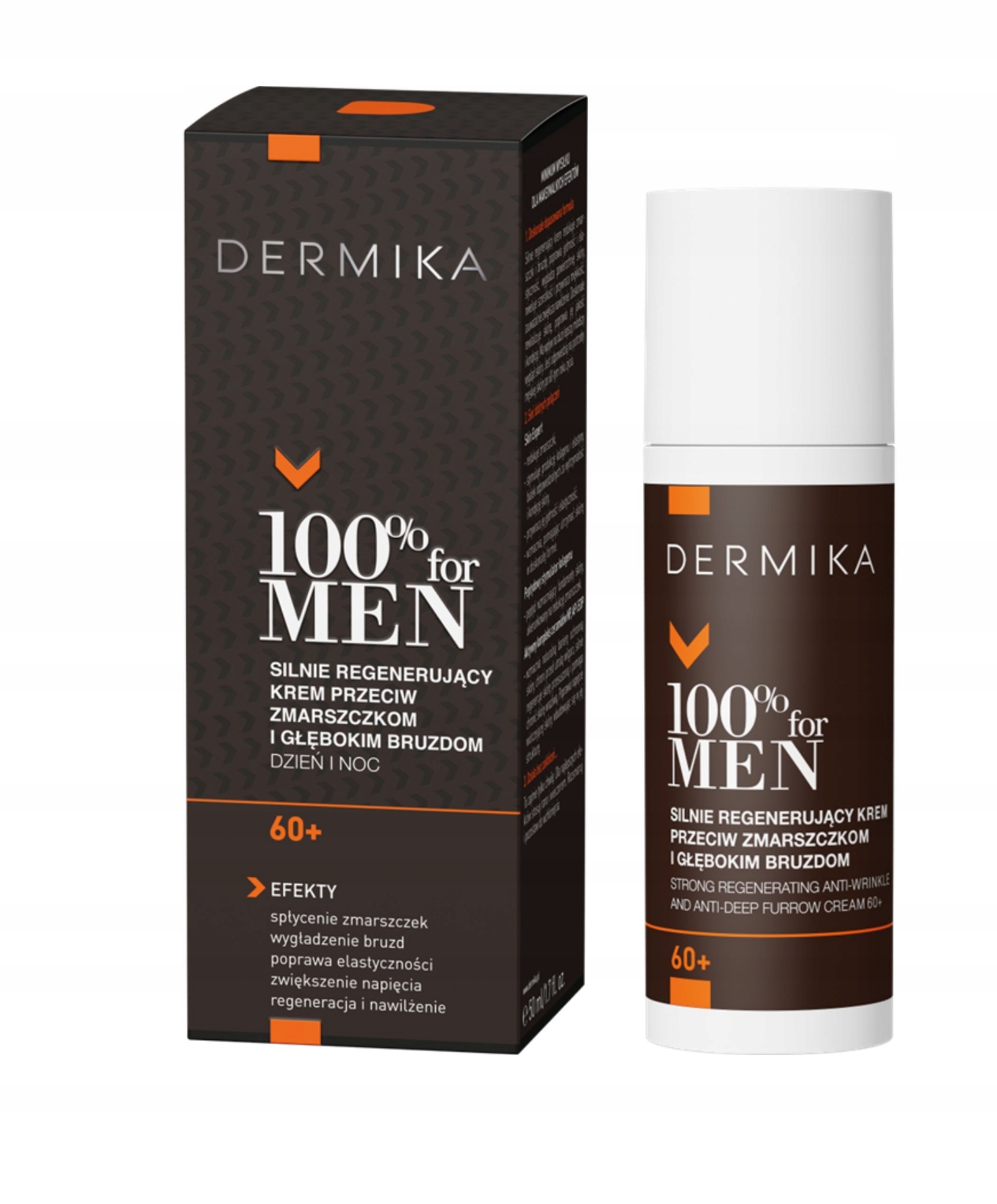 Dermika Men 100% krém 60+ Silně regenerační krém proti vráskám 50 ml