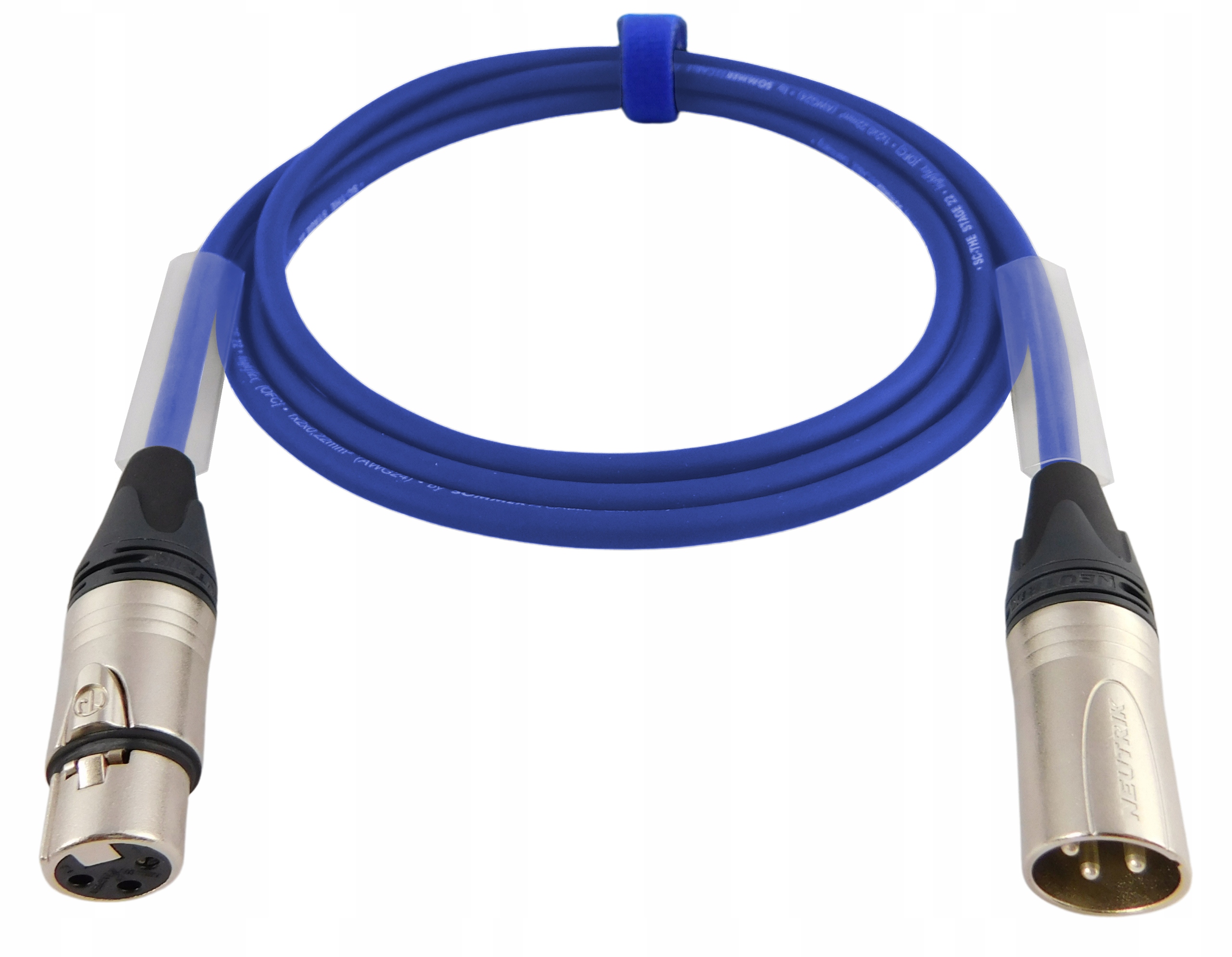 Modrý Sommer Stage Kabel Xlr Xlr Neutrik 7,5 m