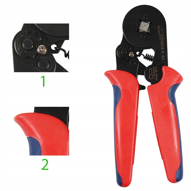 PRASKA ZACISKARKA DO TULEJEK 0.25-10MM² 1200 SZT Marka Techrebal