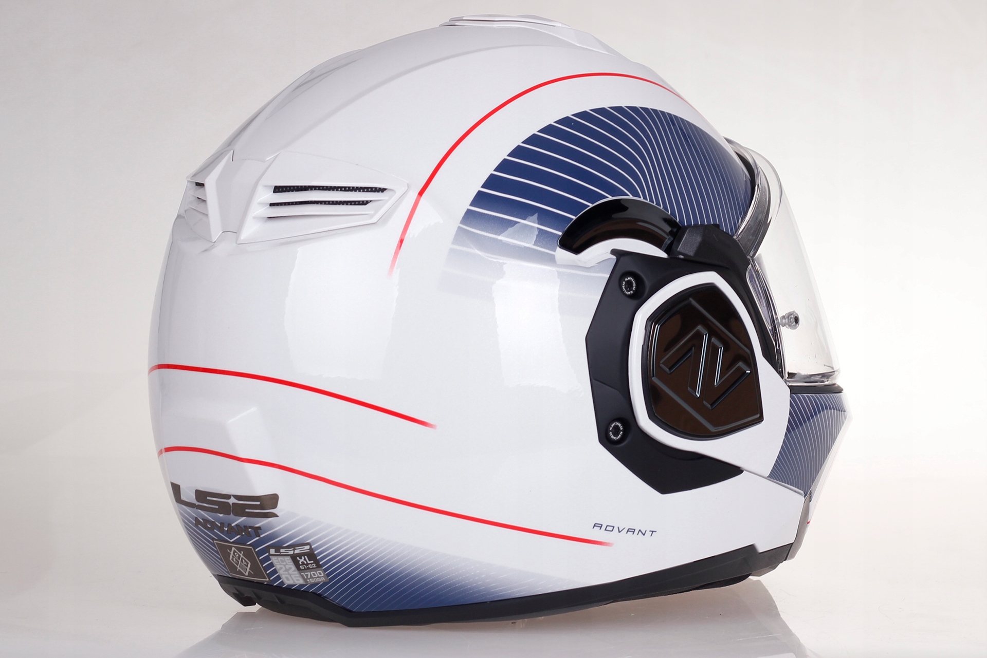 KASK MOTOCYKLOWY SZCZĘKOWY LS2 FF906 ADVANT COOPER white ECE 22.06 Rozmiar L