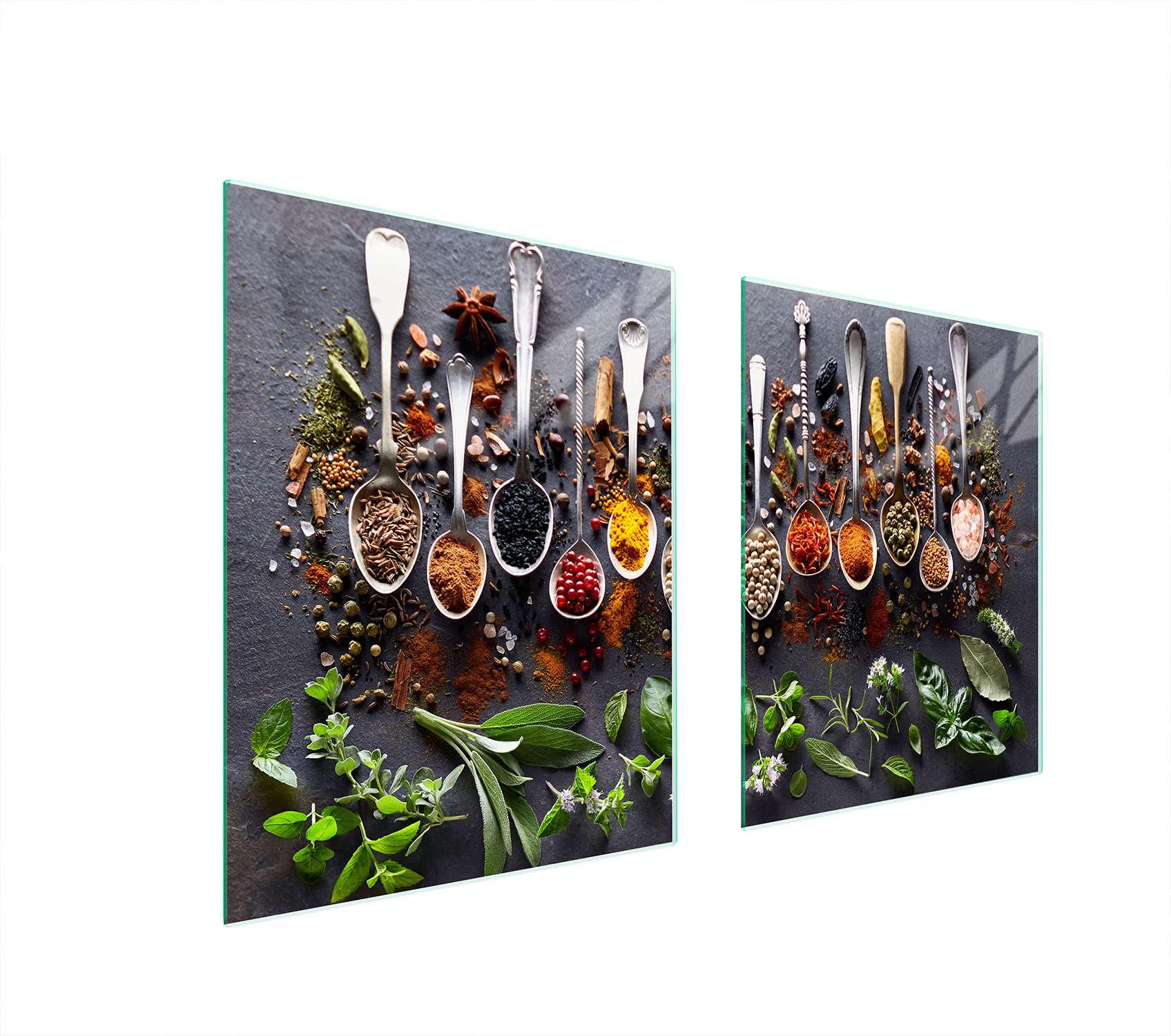 Skleněná Ochranná Deska Na Sporák 85x52 Koření Tvrzené Sklo