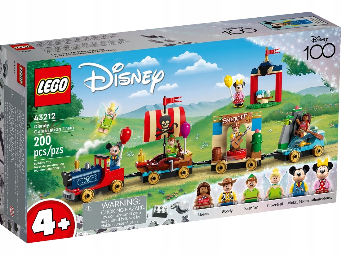 Lego Disney Stavebnice 200 dílků Vlak Plný Zábavy 43212
